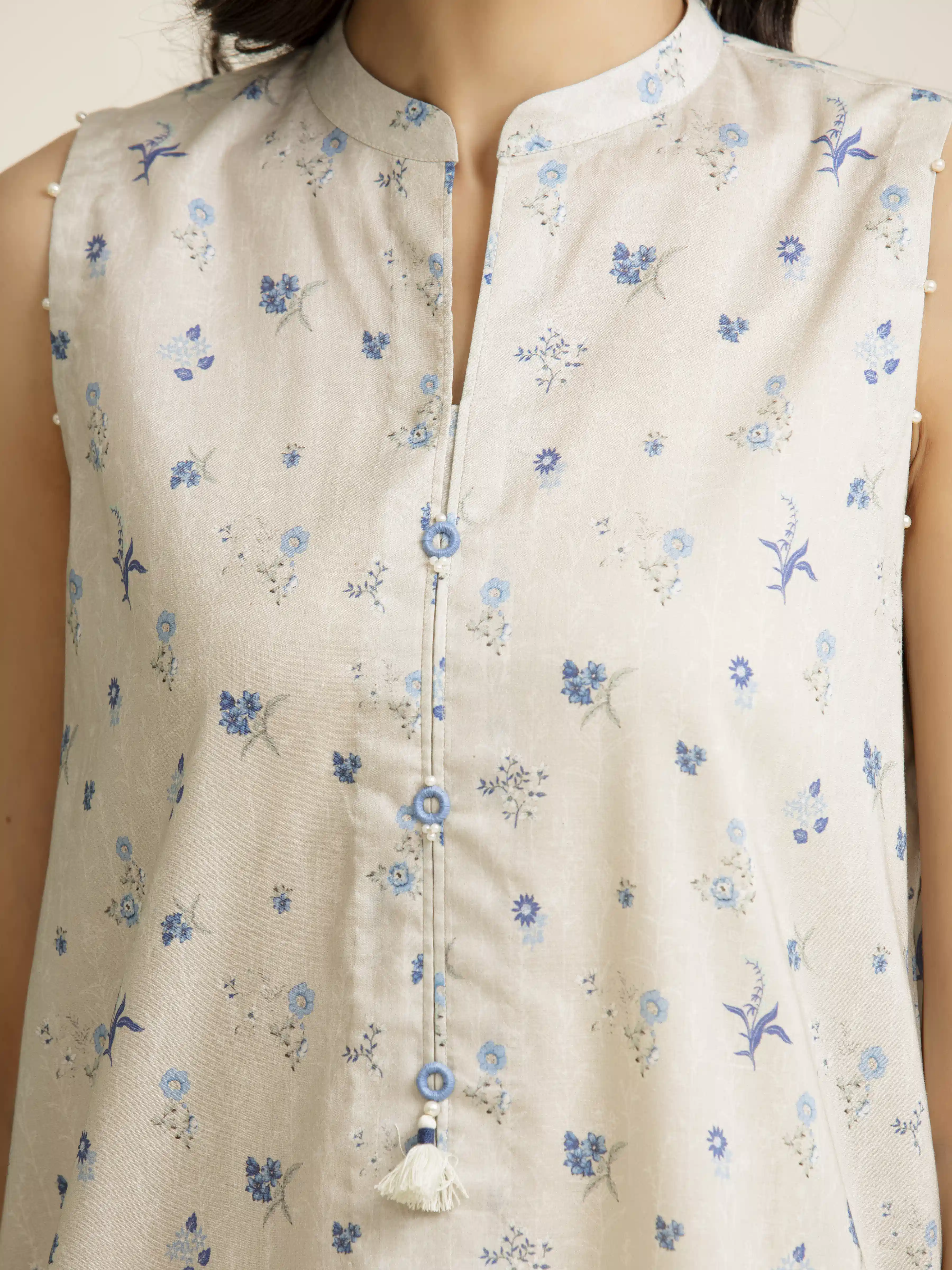 Printed Lawn Suit - EWU5A1-35161-3P - Image 3