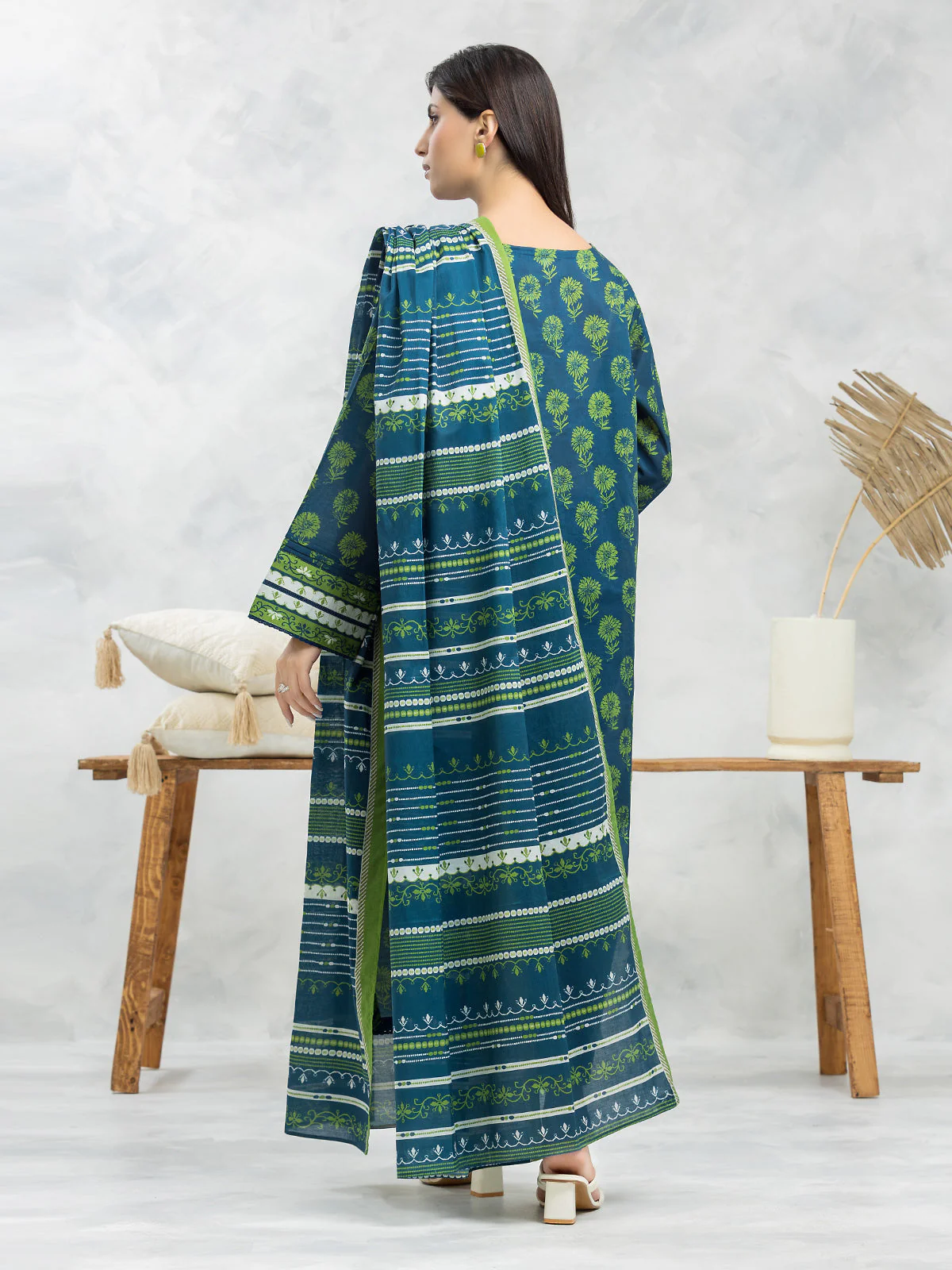 Printed Viscose Suit - EWU24A4-29234-3P - Image 3