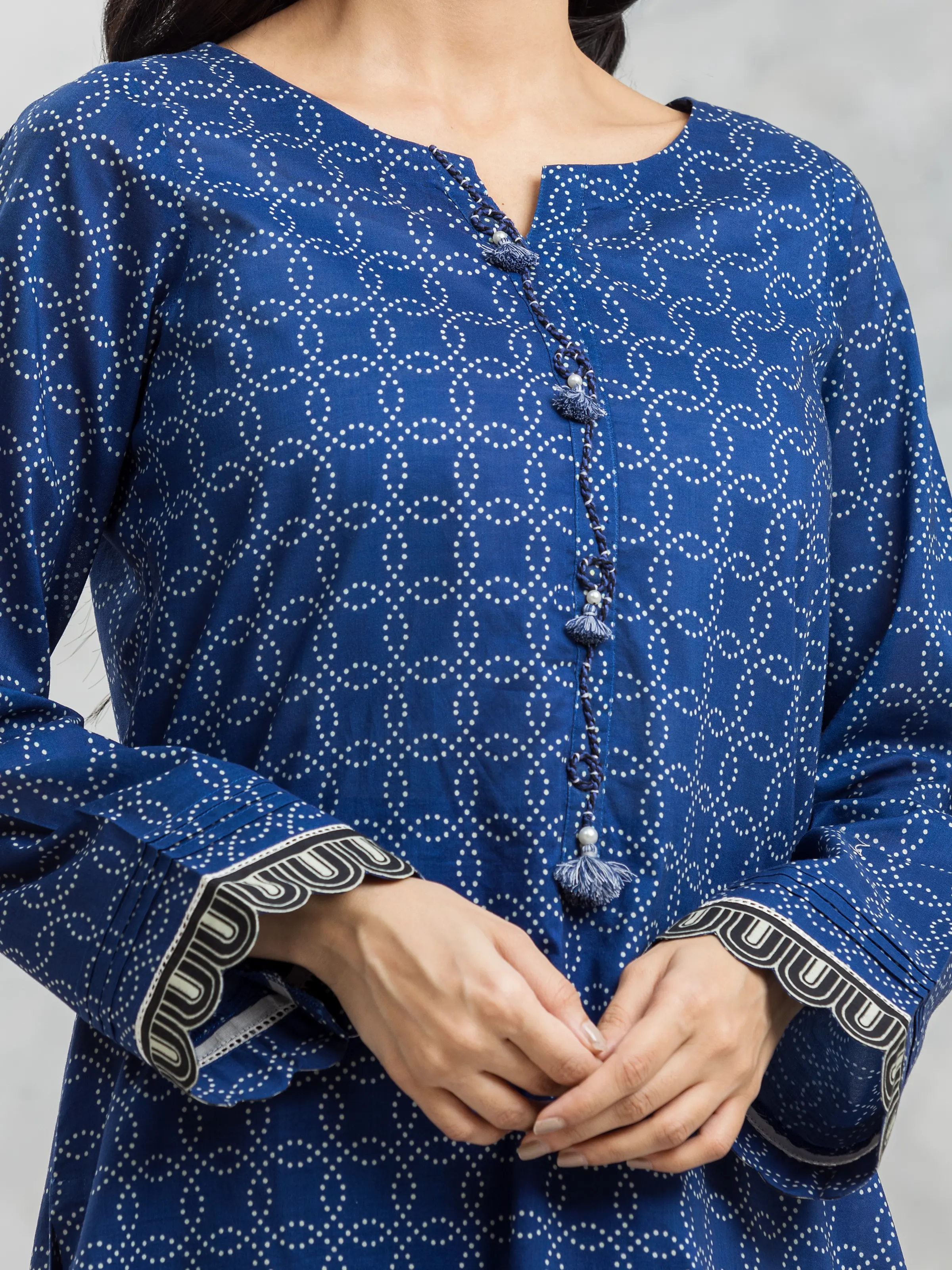 Printed Cambric Shirt Trouser - EWU24A2-28384ST - Image 2