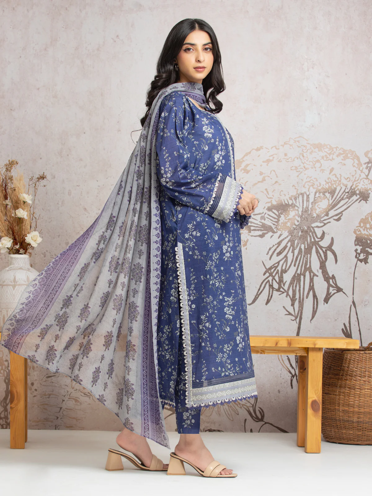 Printed Cambric Suit - EWU24M2-019 - Image 2
