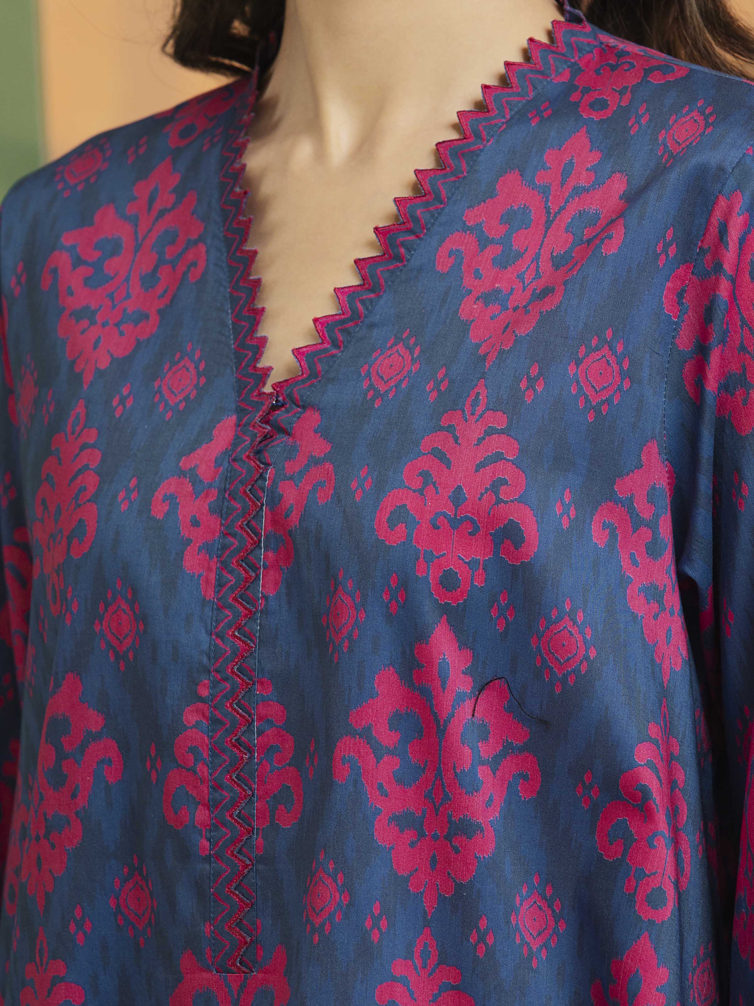 Printed Khaddar Suit - EWU5A3-36115-3P - Image 4