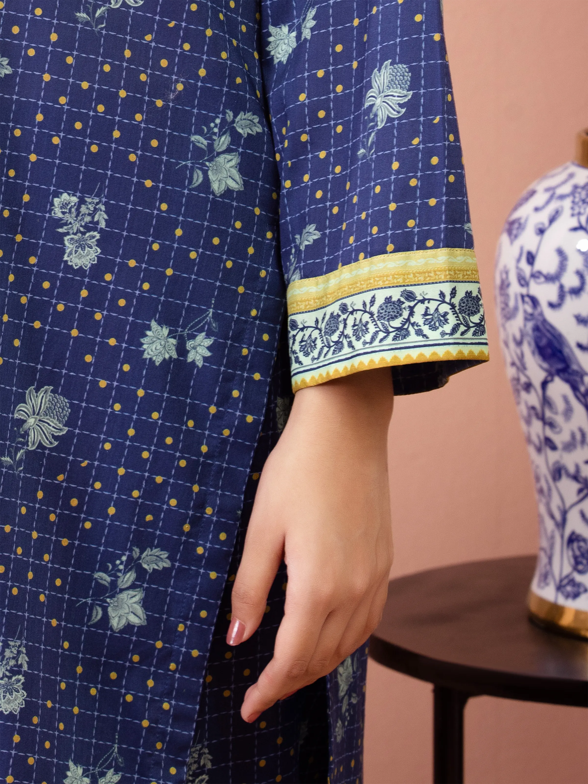 Printed Lawn Shirt Trouser - EWU5A1-35238ST - Image 3