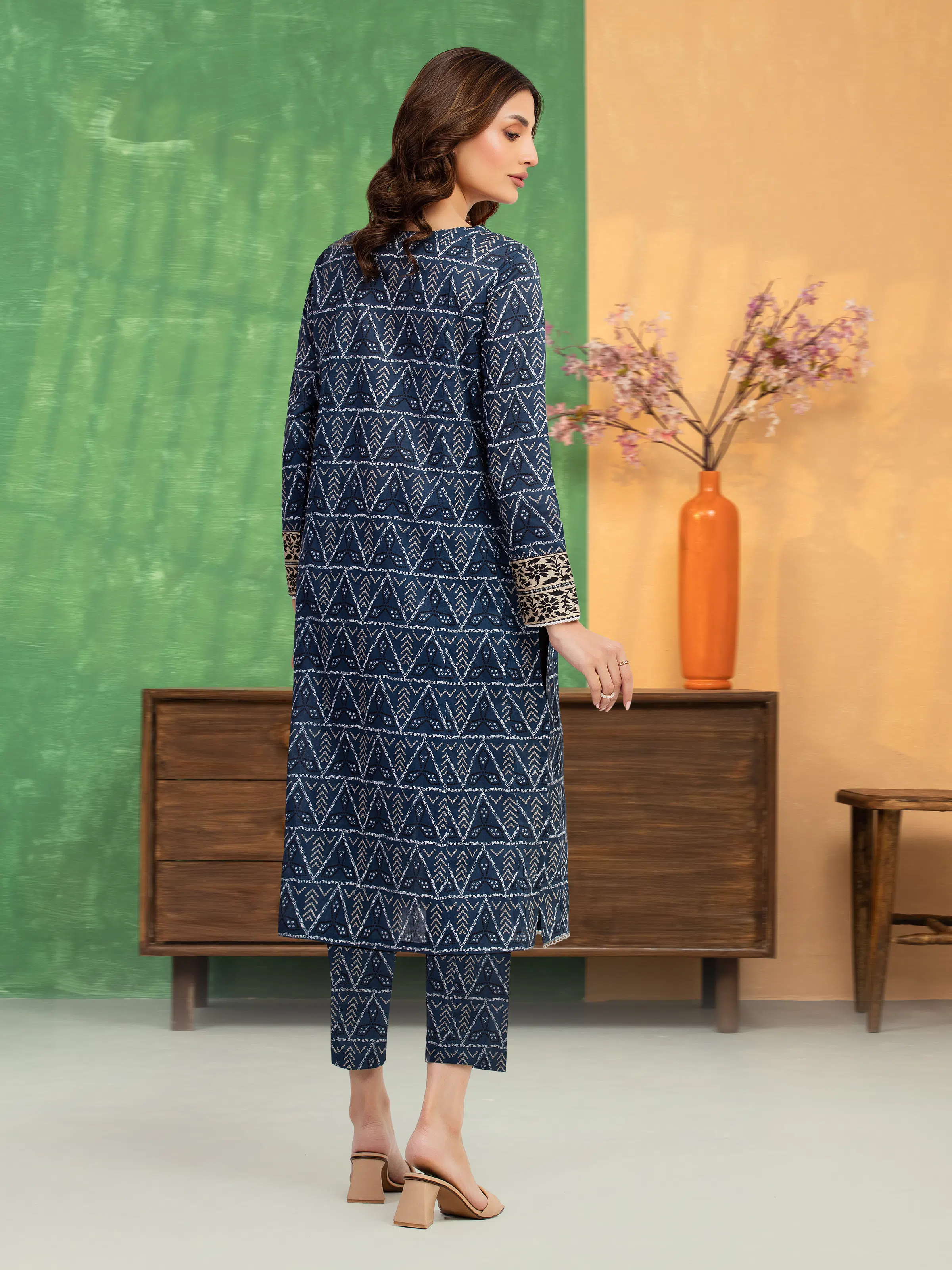 Printed Lawn Shirt Trouser - EWU5A1-35705ST - Image 3
