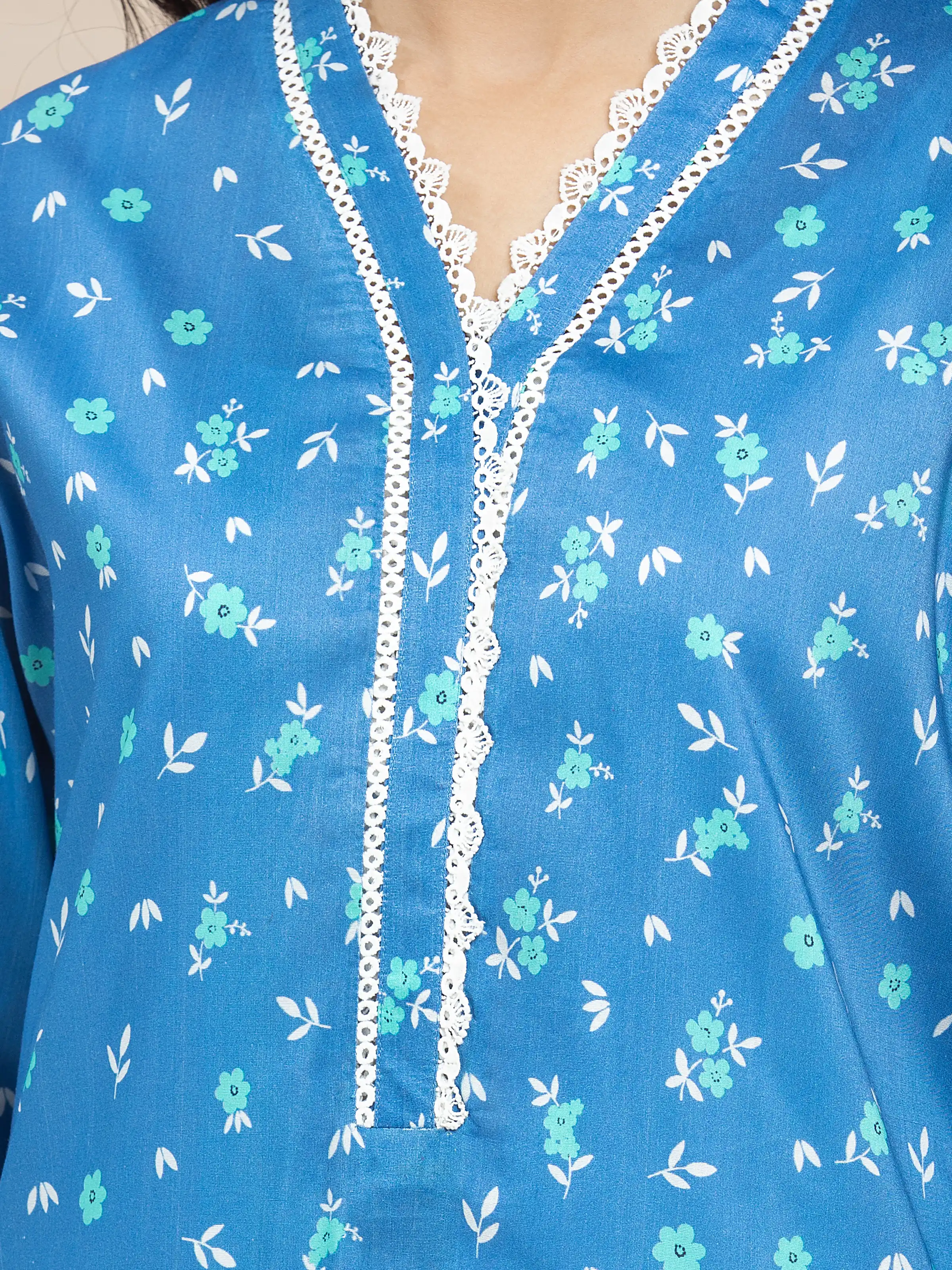 Printed Lawn Suit - EWU5A1-35011-3P - Image 4