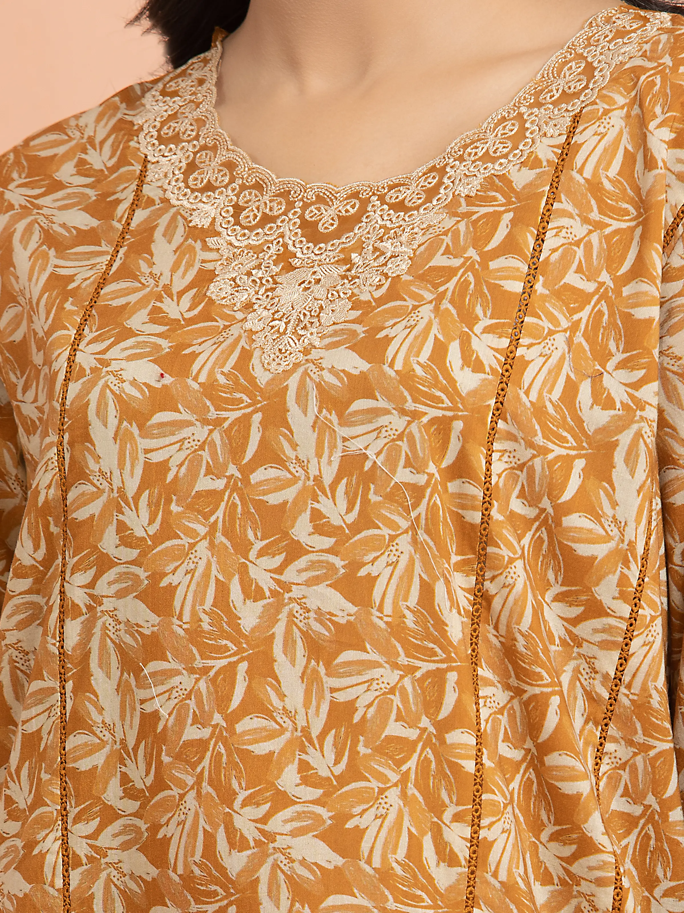 Embroidered Khaddar Shirt Trouser - EWU24V11-30198ST - Image 4