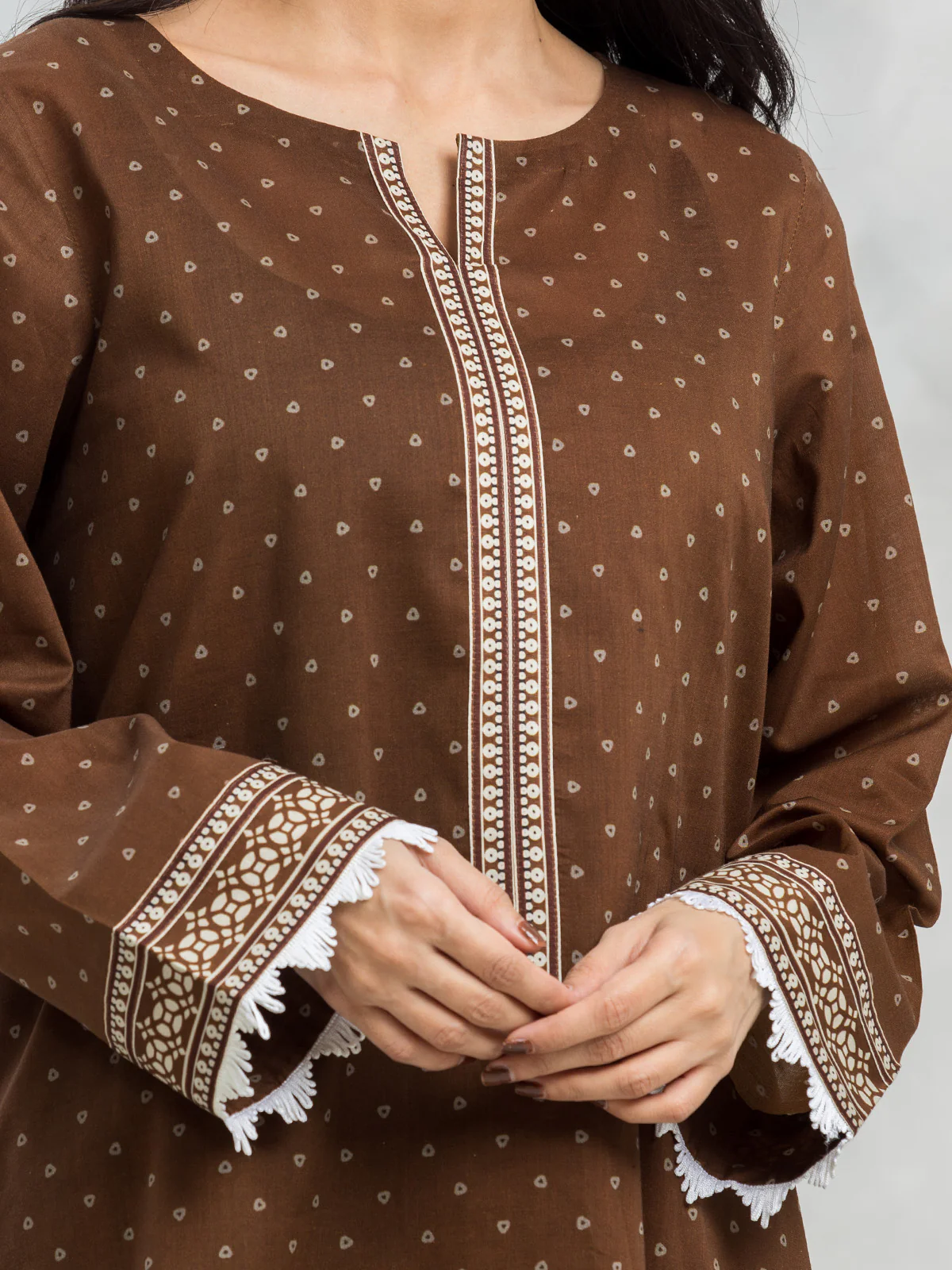 Printed Lawn Suit - EWU24A1-29191-3P - Image 3