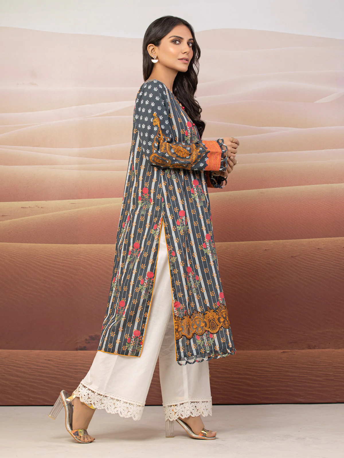 Embroidered Cotton Shirt - EWU22V9-25043A - Image 3