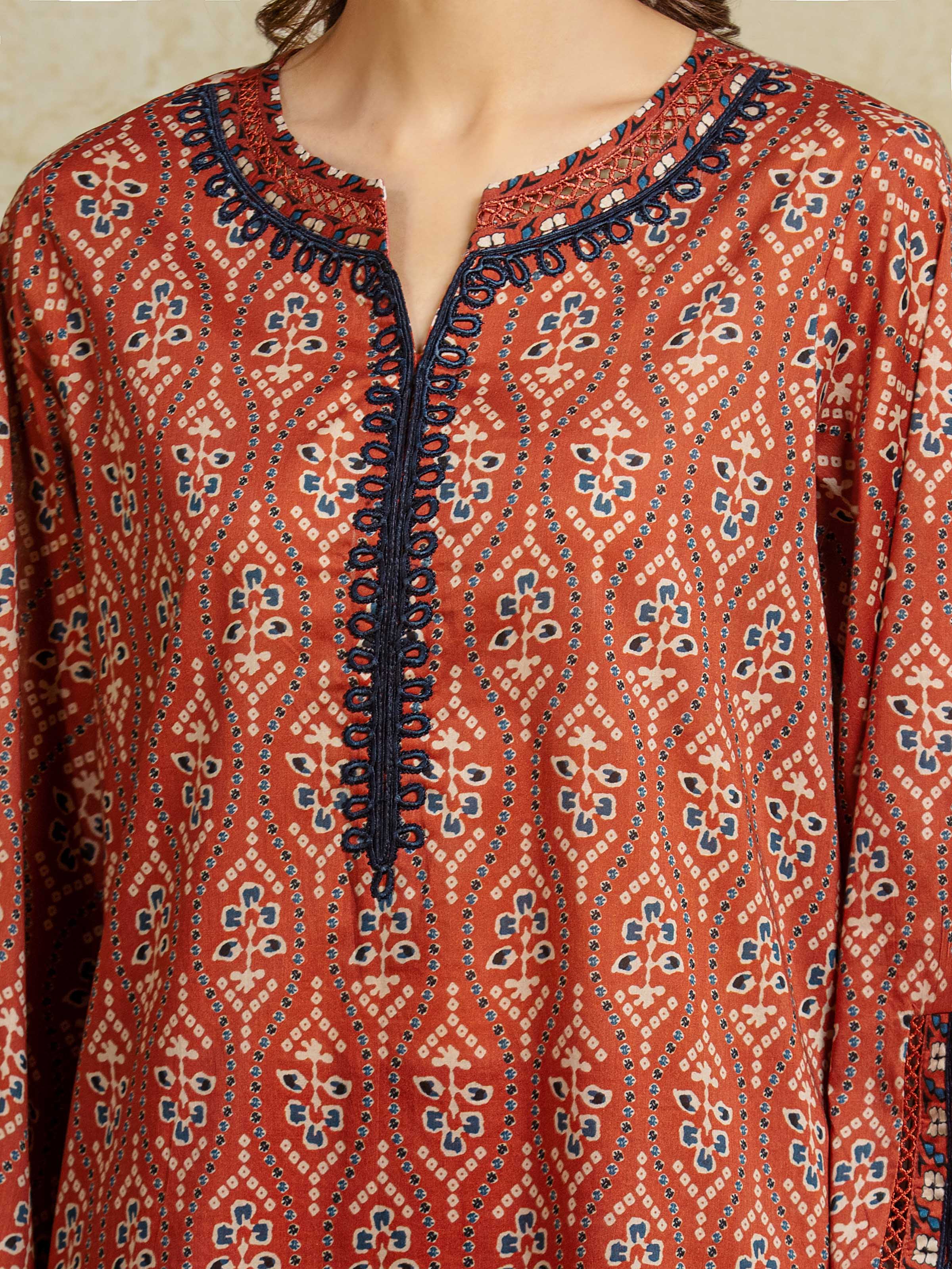 Printed Khaddar Suit - EWU5A3-35931-3P - Image 4
