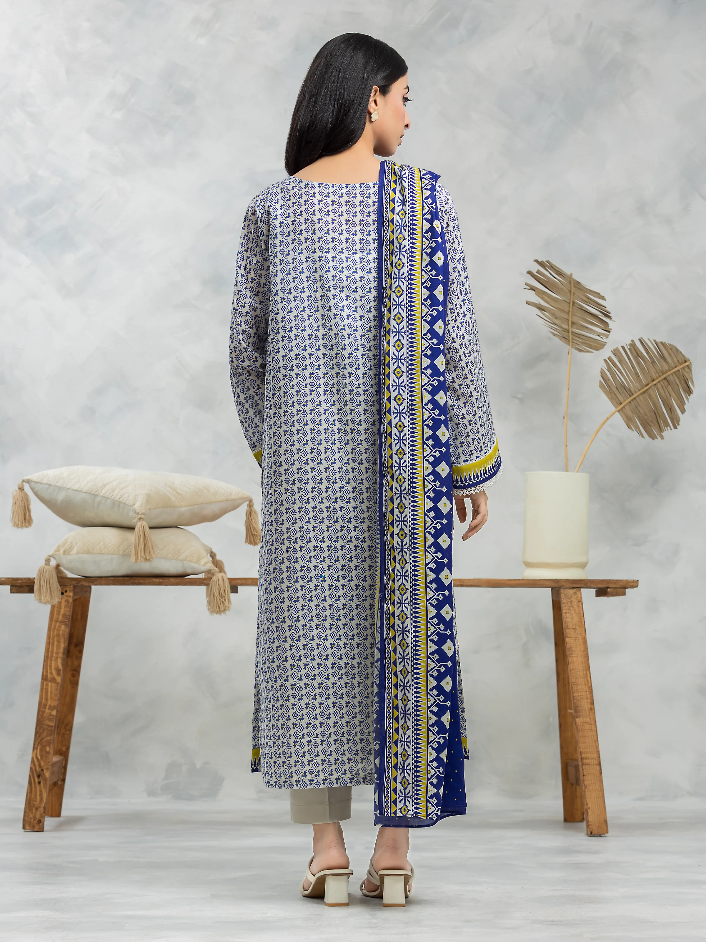 Printed Cambric Suit - EWU24A2-28130-3P - Image 3