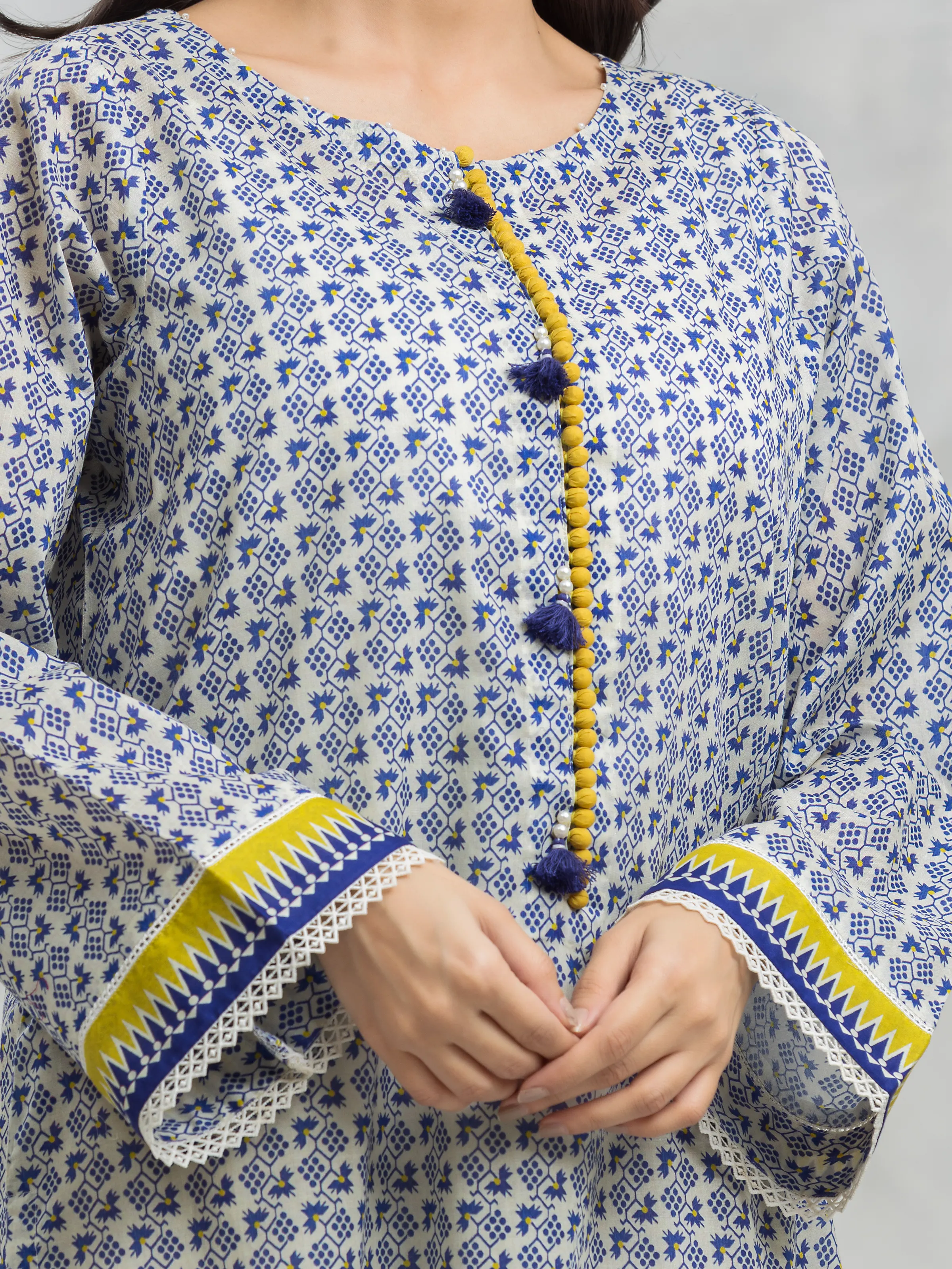 Printed Cambric Suit - EWU24A2-28130-3P - Image 5