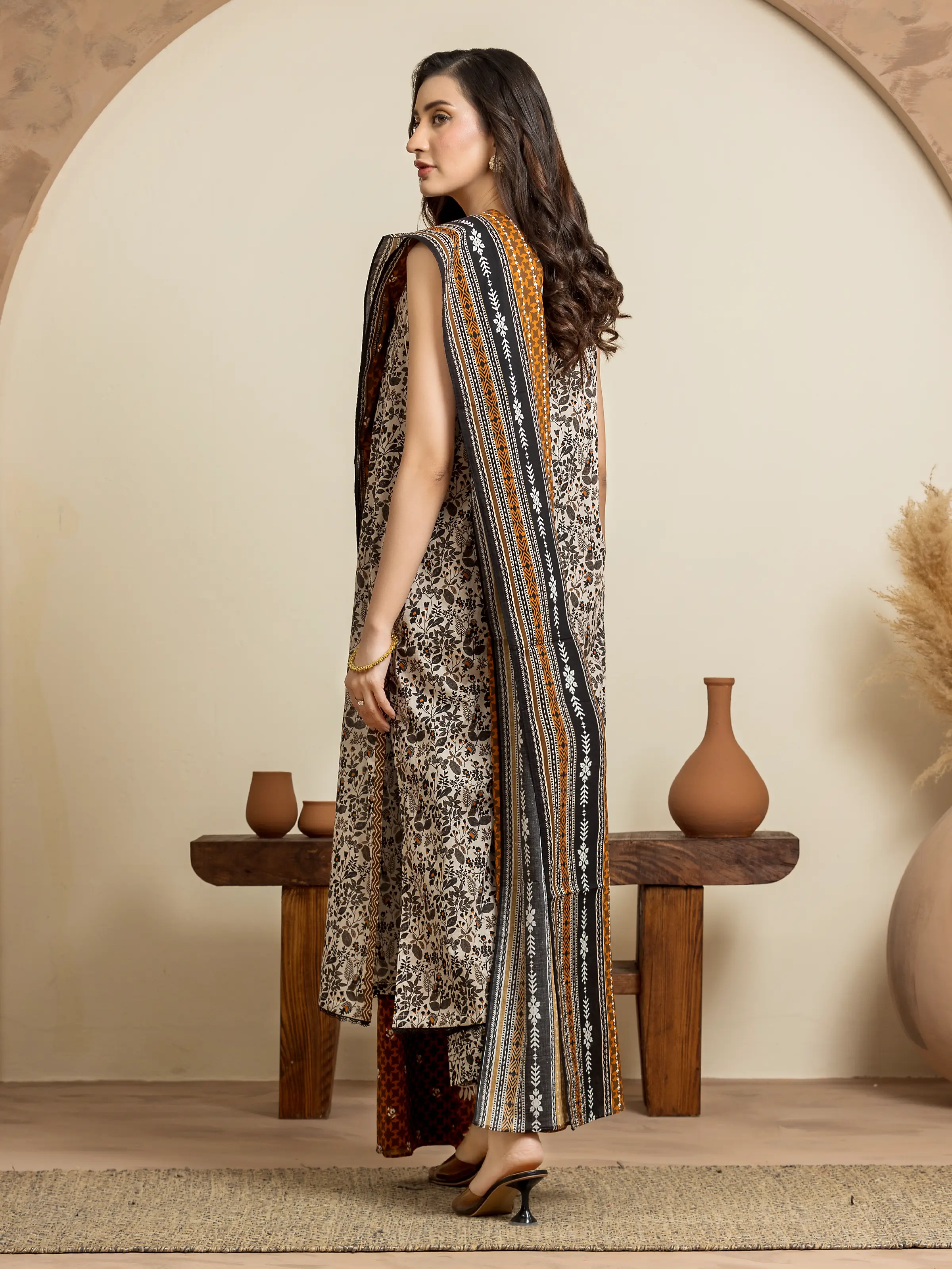 Printed Cambric Suit - EWU24A2-29279-3P - Image 2