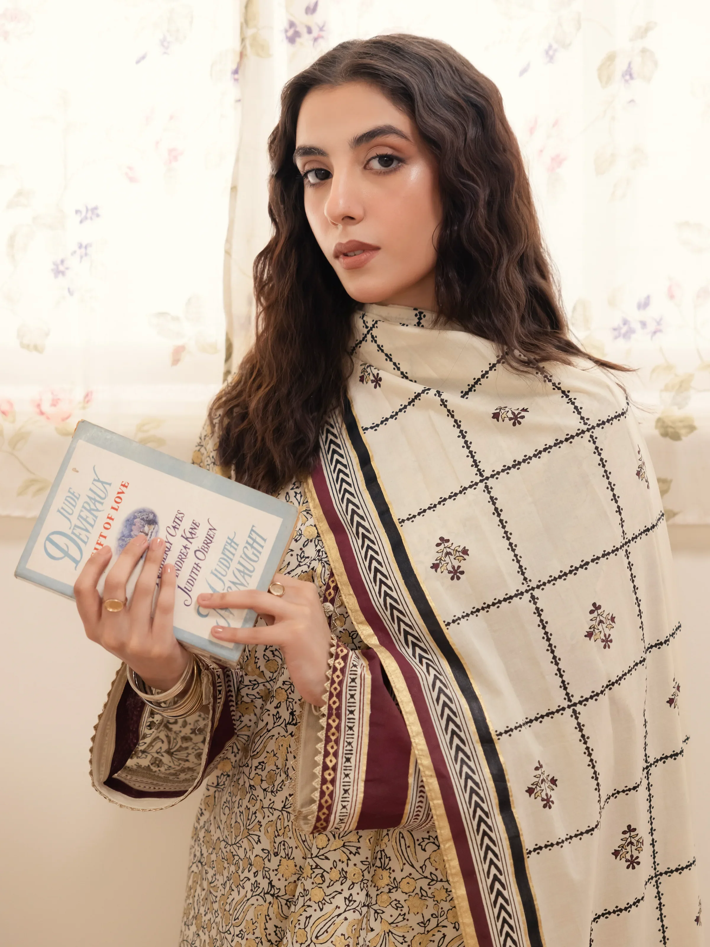 Block Print Cambric Suit - EWU24M1-060 - Image 6