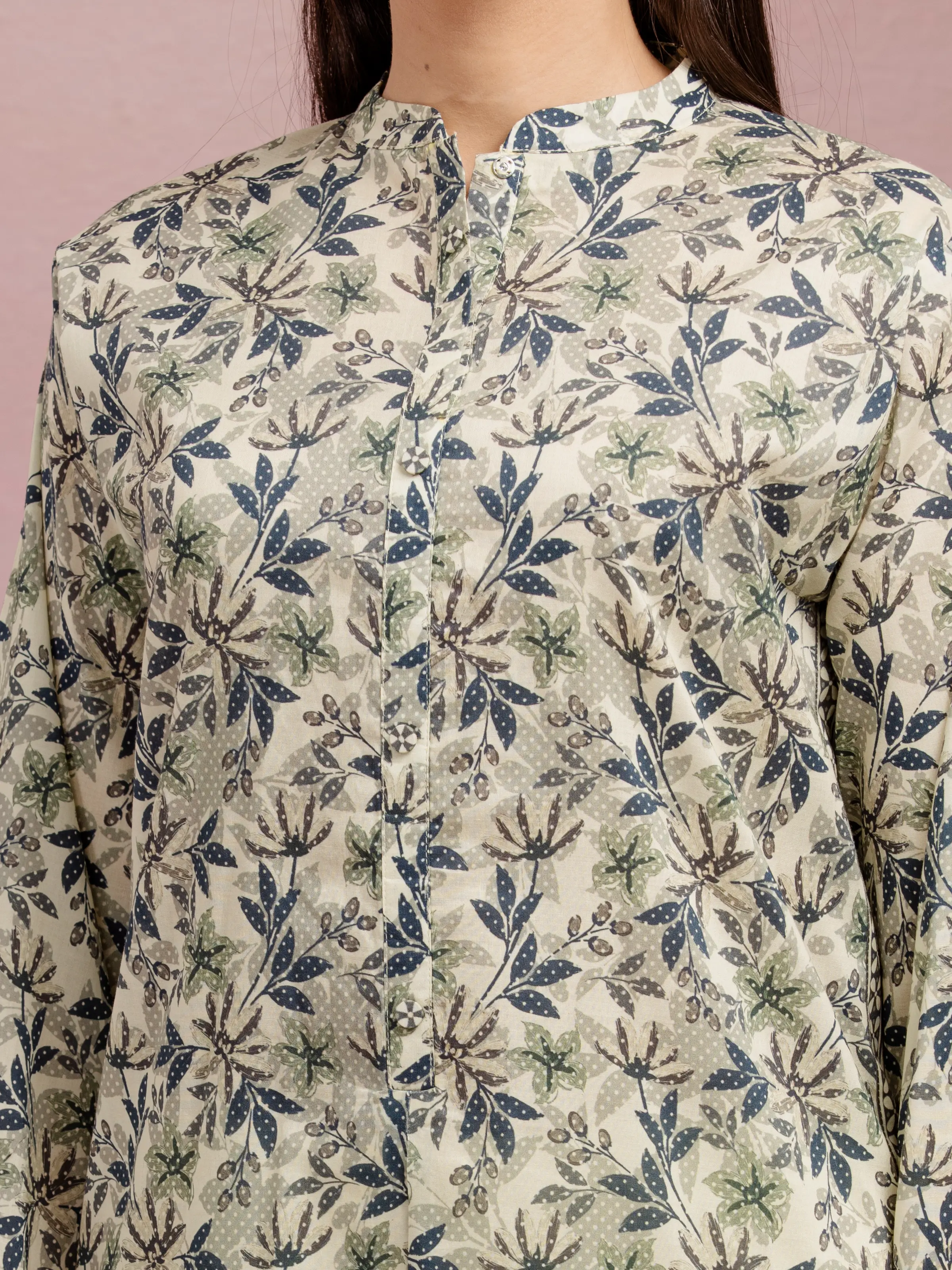 Printed Lawn Suit - EWU5A1-35227-3P - Image 5