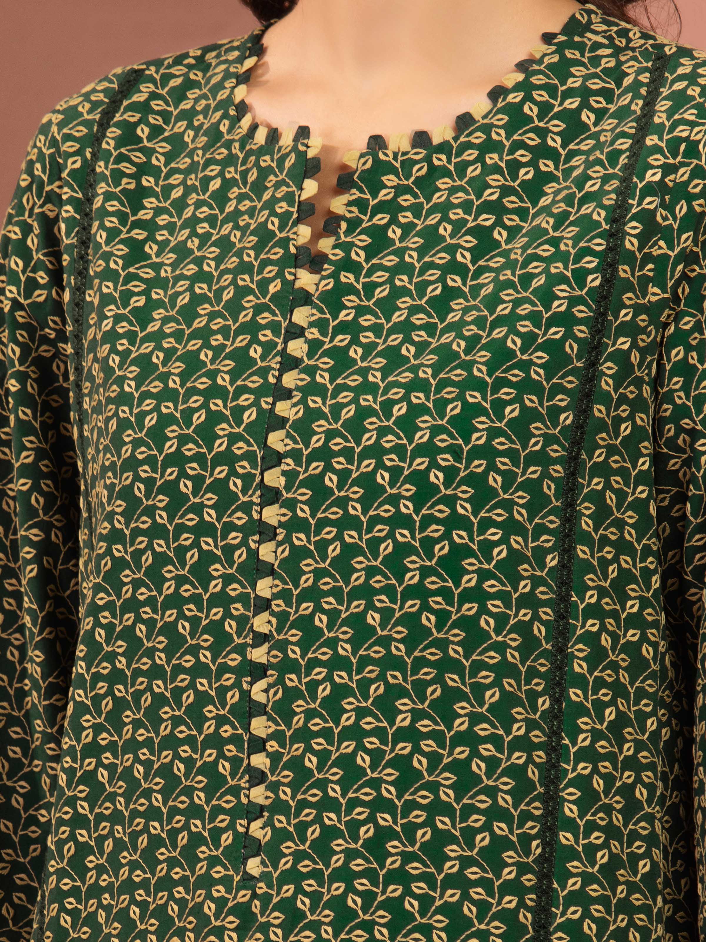 Embroidered Cambric Suit - EWU5V2-31835-3P - Image 3