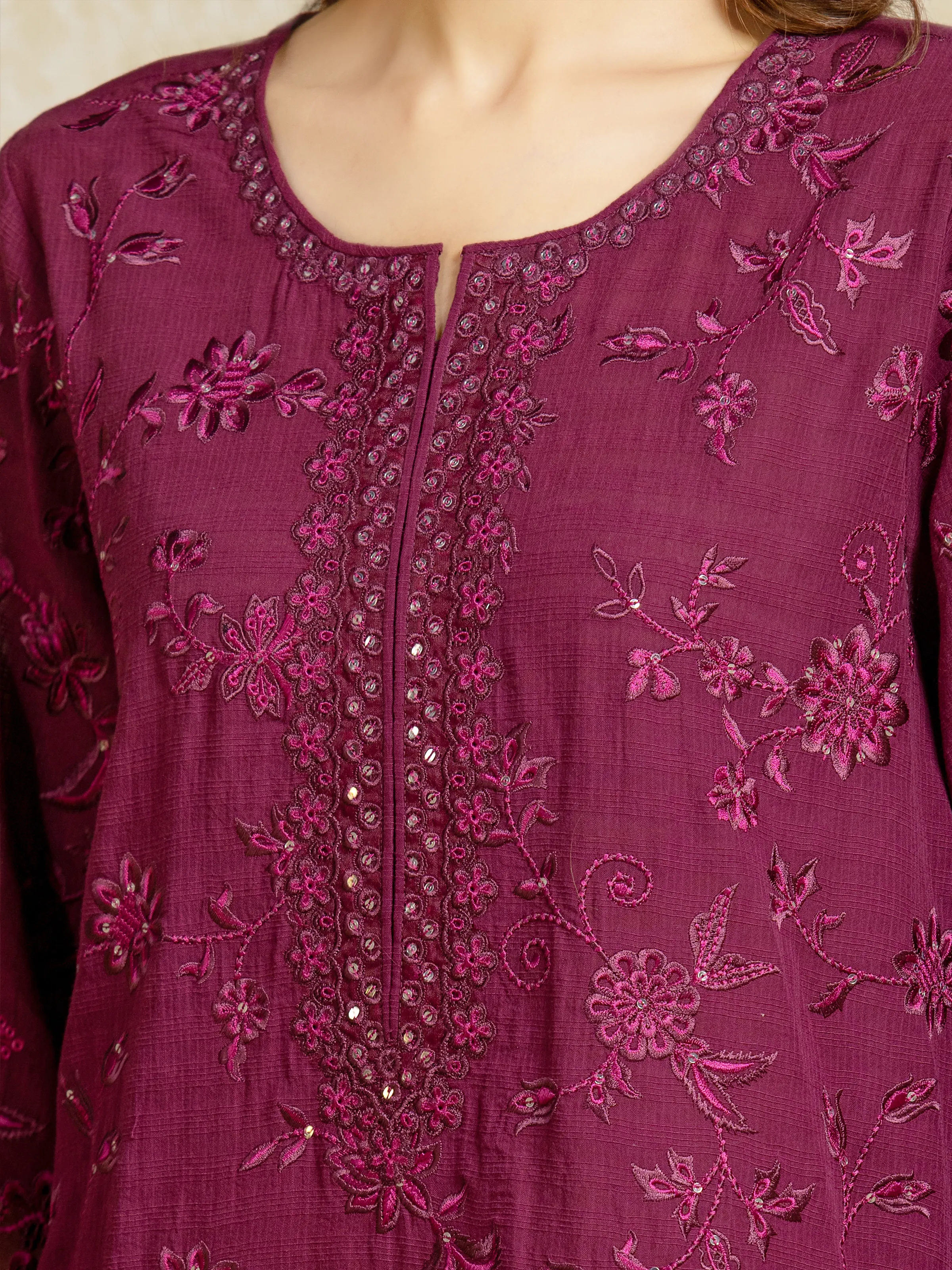 Embroidered Lawn Suit - EWU5V1-31708-3P - Image 4