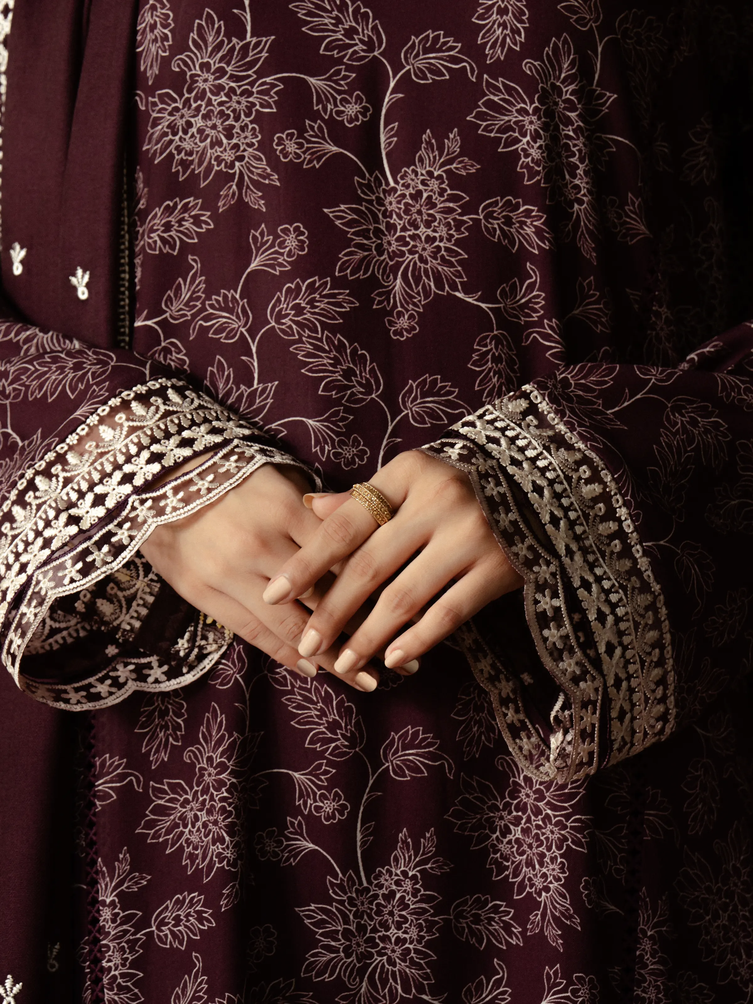 Embroidered Marina Twill Suit - EWU24V14-30258-3P - Image 5