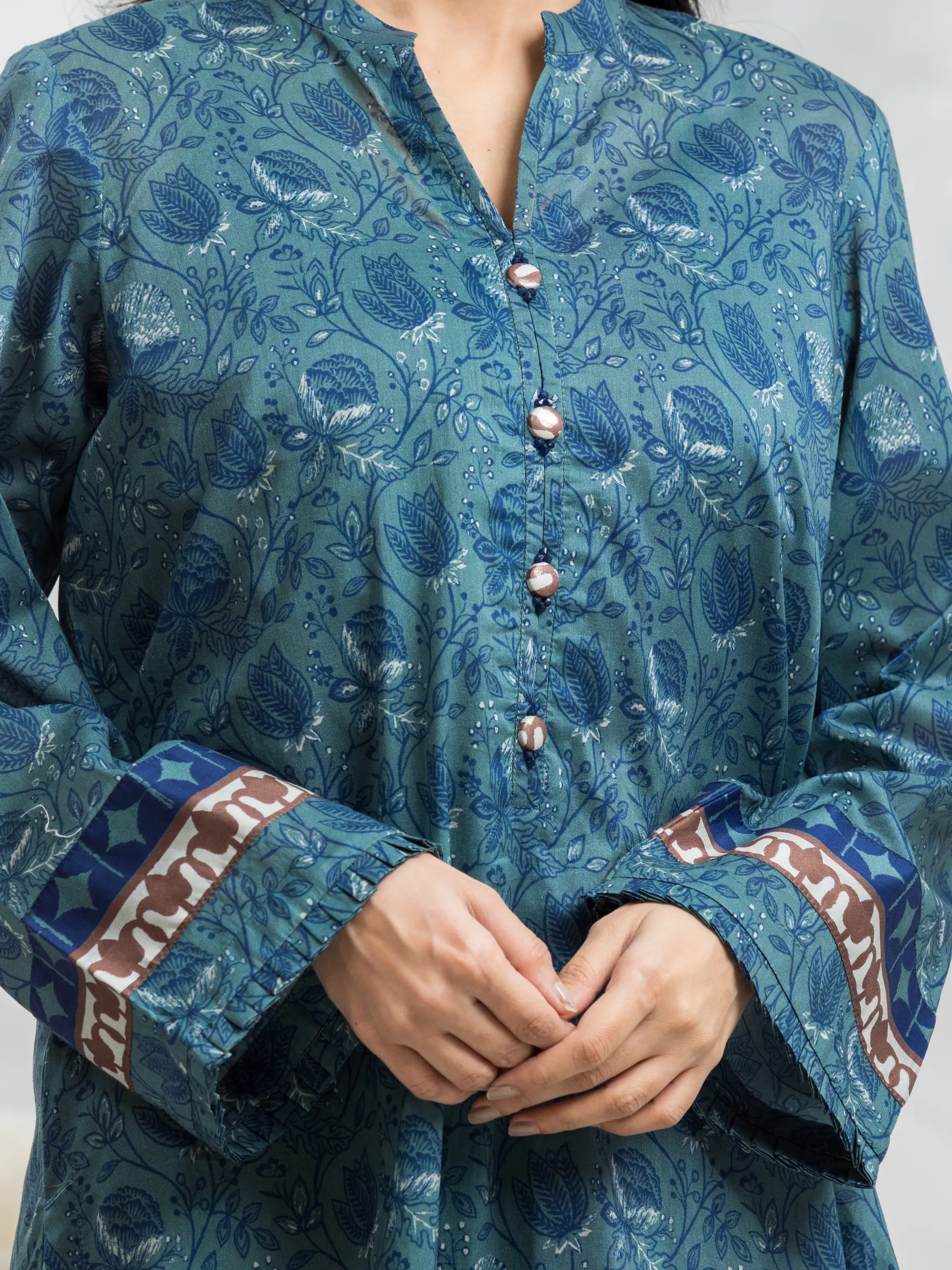 Printed Cambric Shirt - EWU24A2-28227S - Image 3