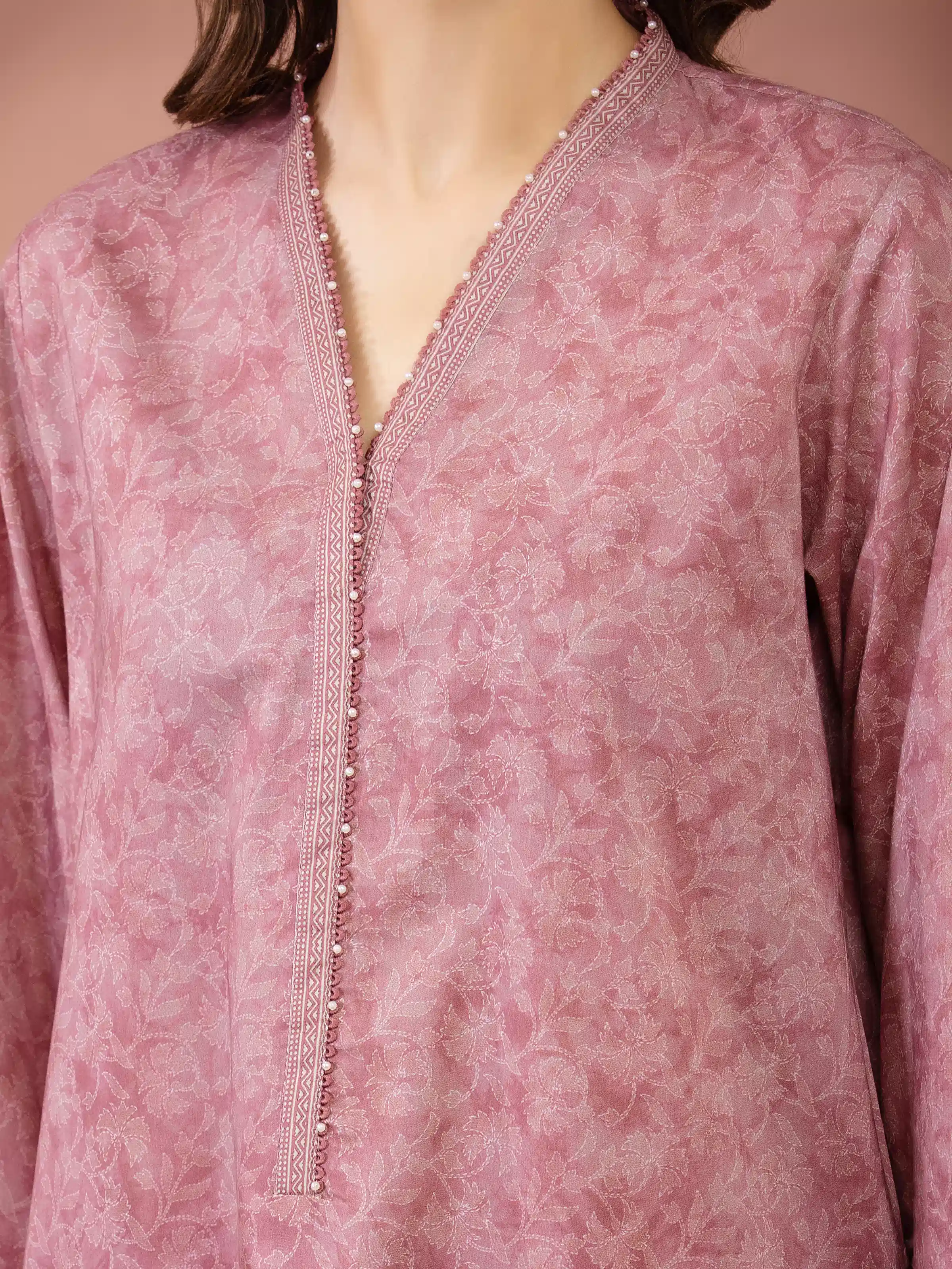 Printed Lawn Suit - EWU5A1-35637-3P - Image 3