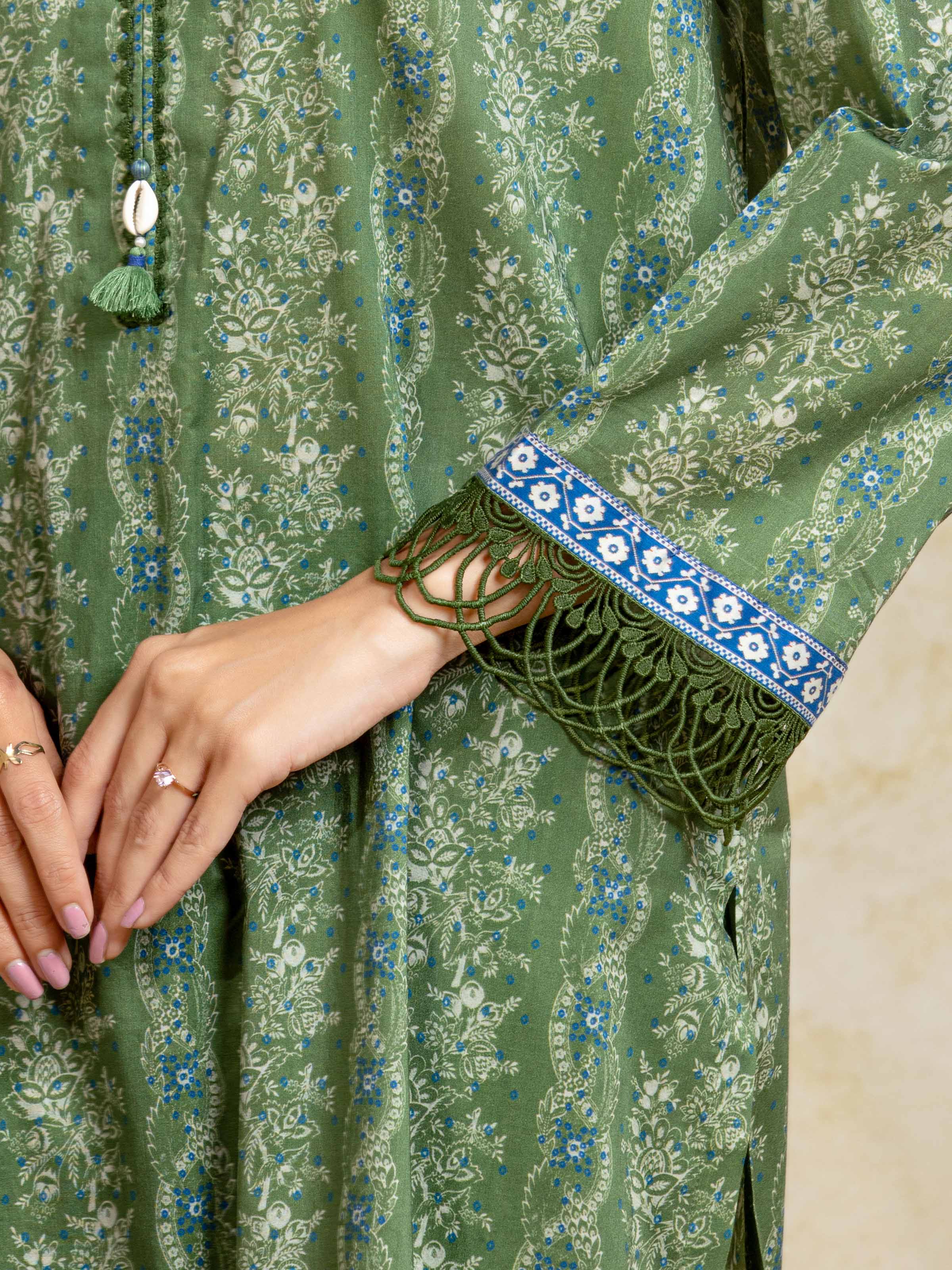 Printed Khaddar Suit - EWU5A3-36093-3P - Image 3