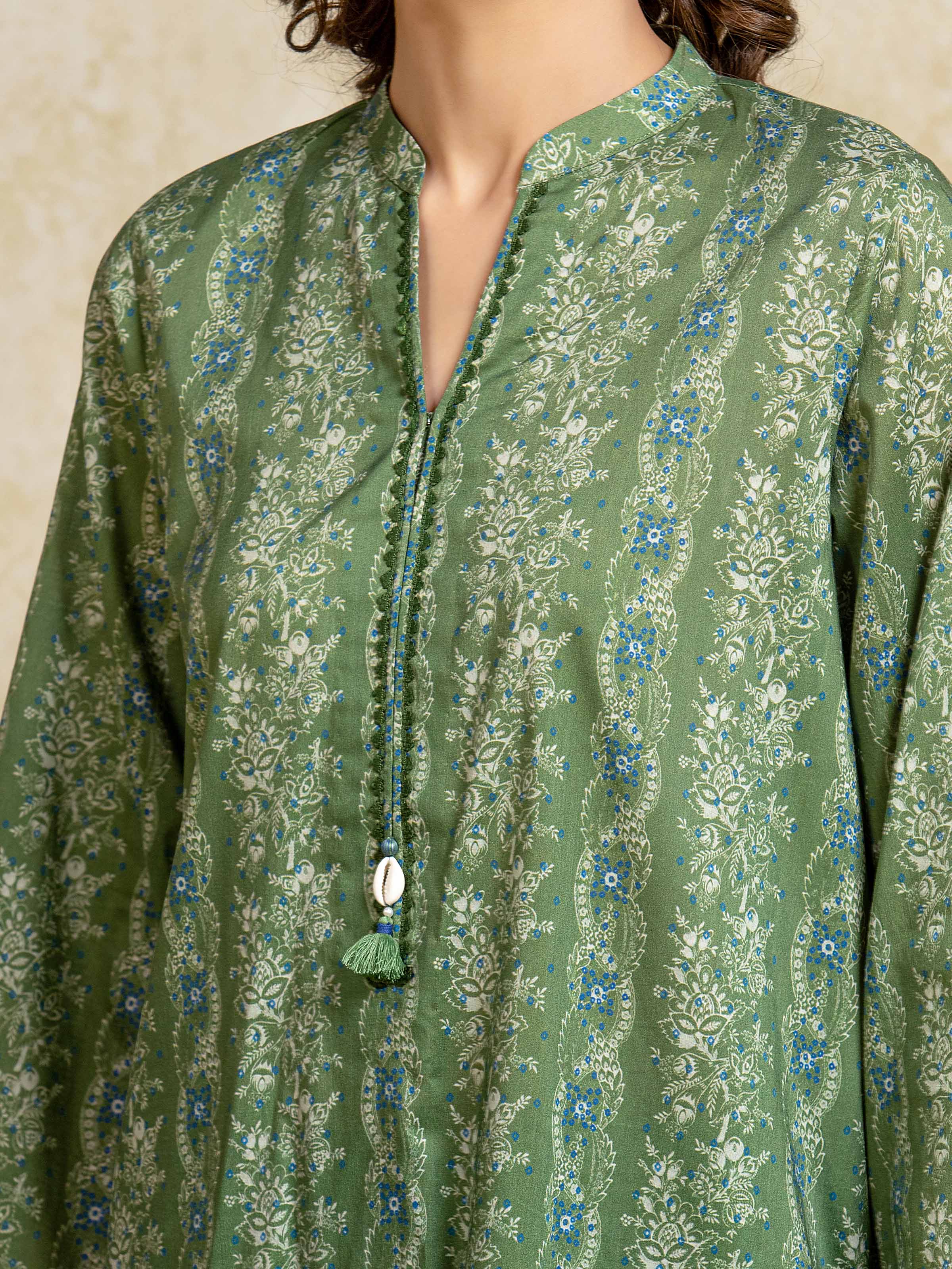 Printed Khaddar Suit - EWU5A3-36093-3P - Image 4