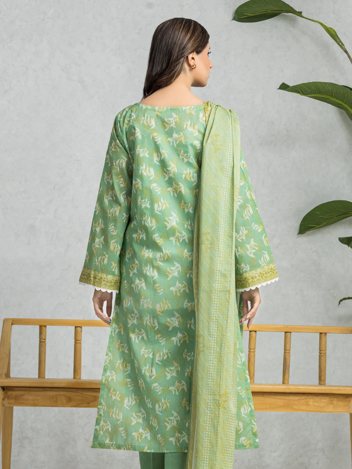 Printed Lawn Suit - EWU24A1-28217-3P - Image 4