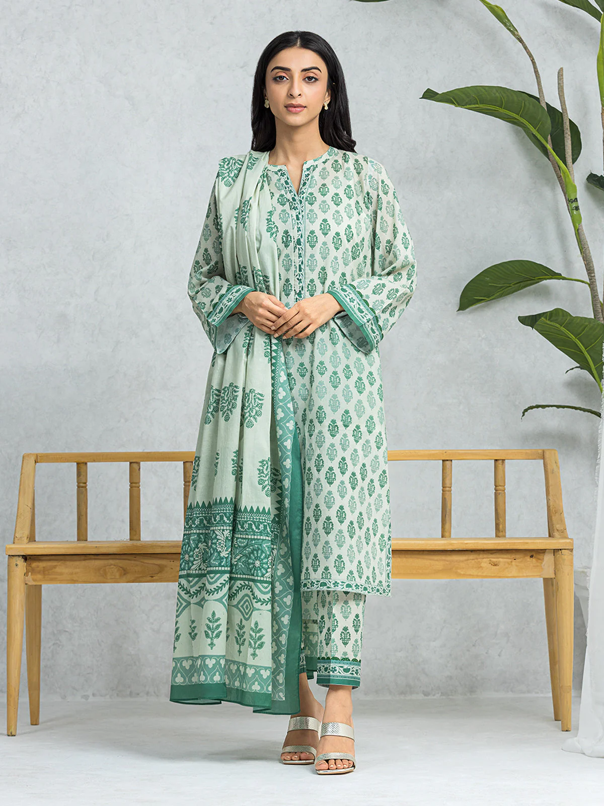 Printed Lawn Shirt Trouser - EWU24A1-29008ST