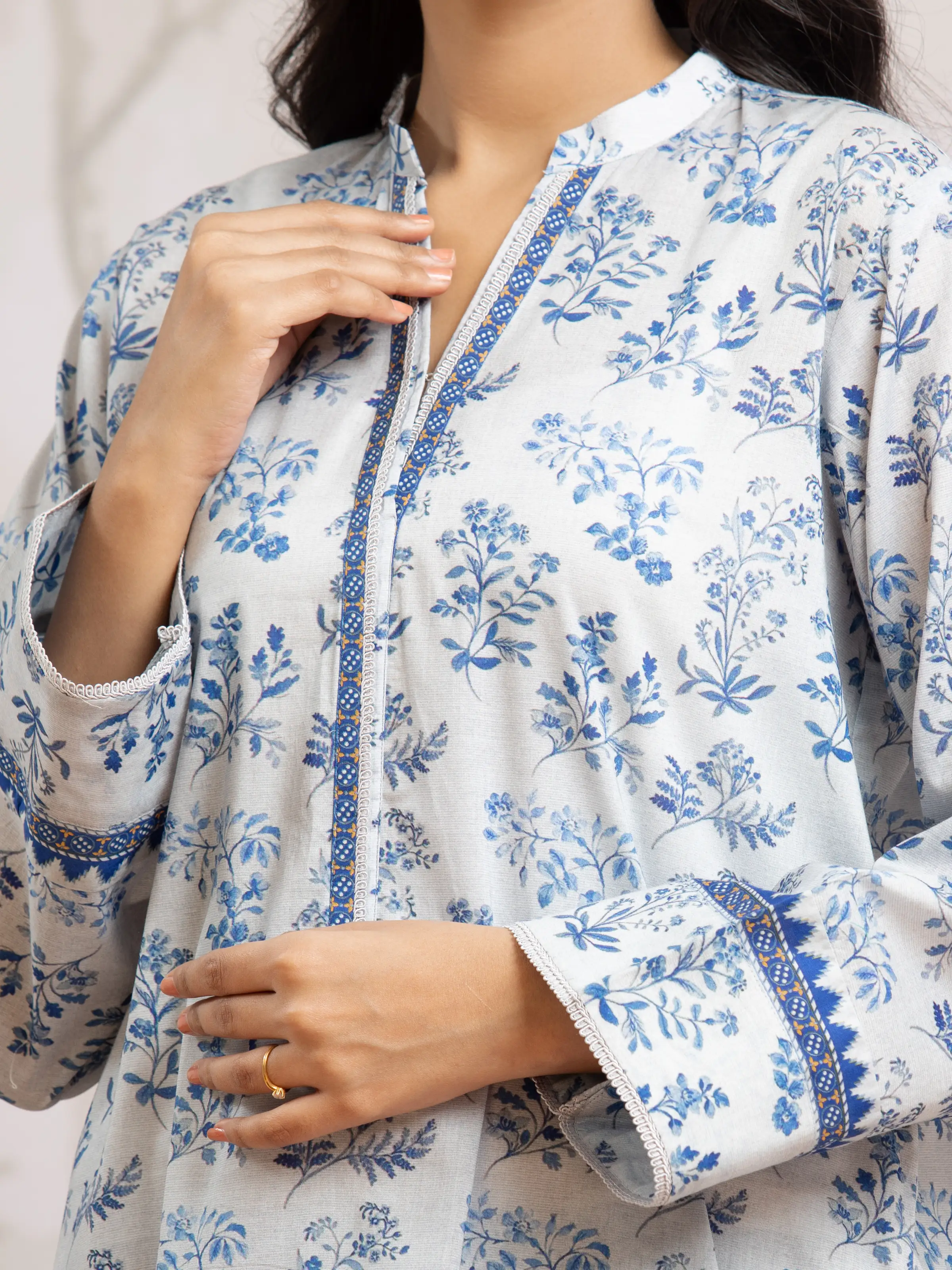 Printed Khaddar Suit - EWU24M2-174 - Image 3