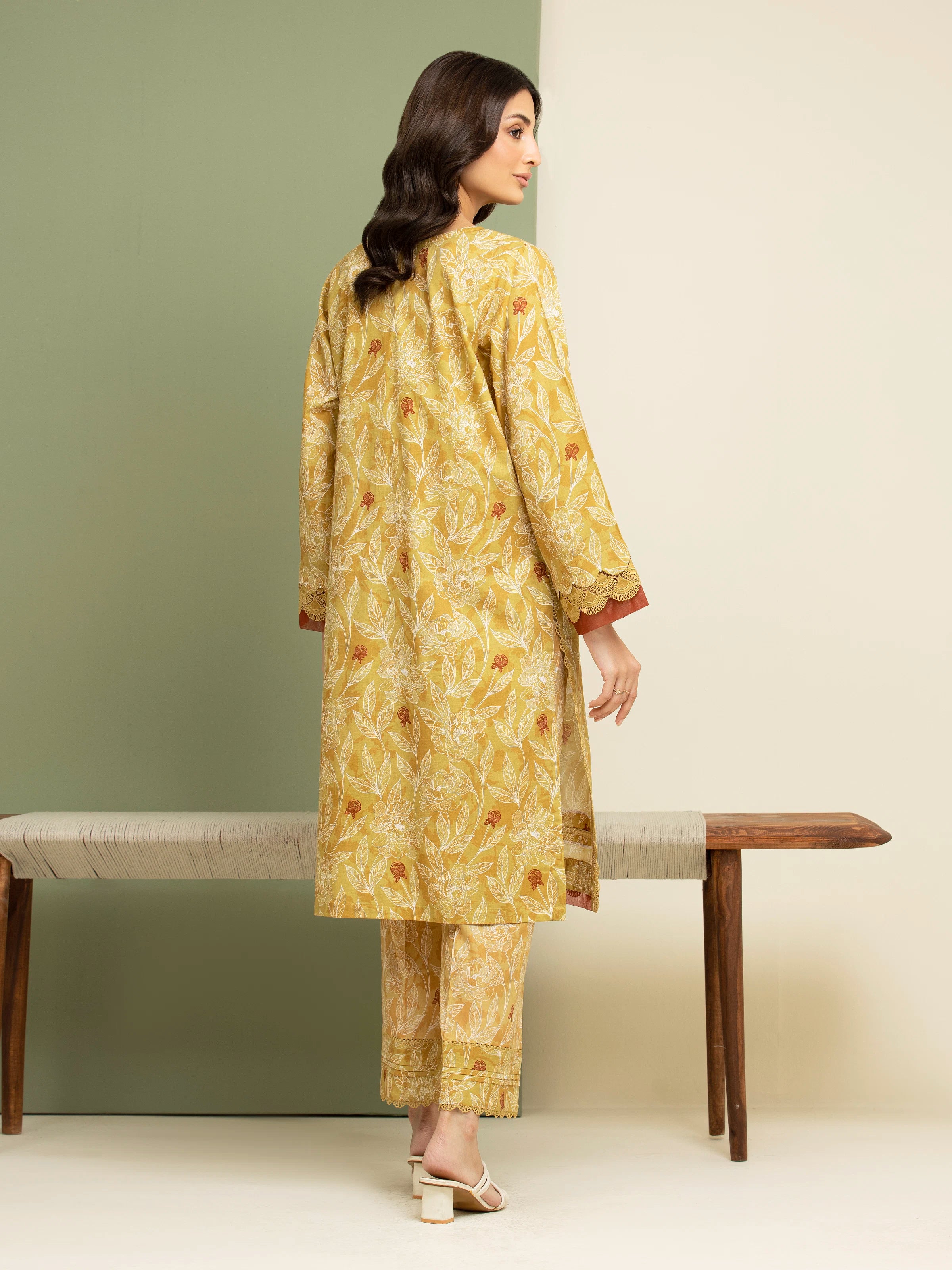 Printed Lawn Shirt Trouser - EWU5A1-35607ST - Image 2