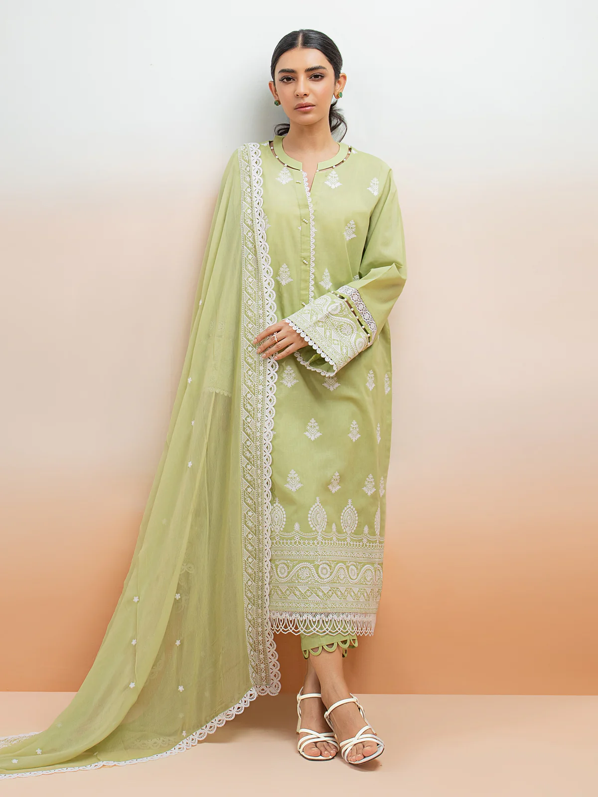 Embroidered Cambric Shirt - EWU24V2-28645S - Image 3