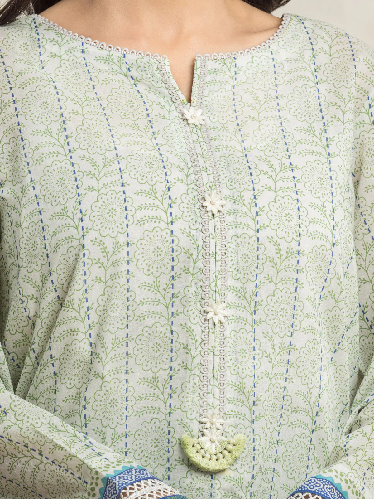 Printed Lawn Suit - EWU24A1-29145-3P - Image 3