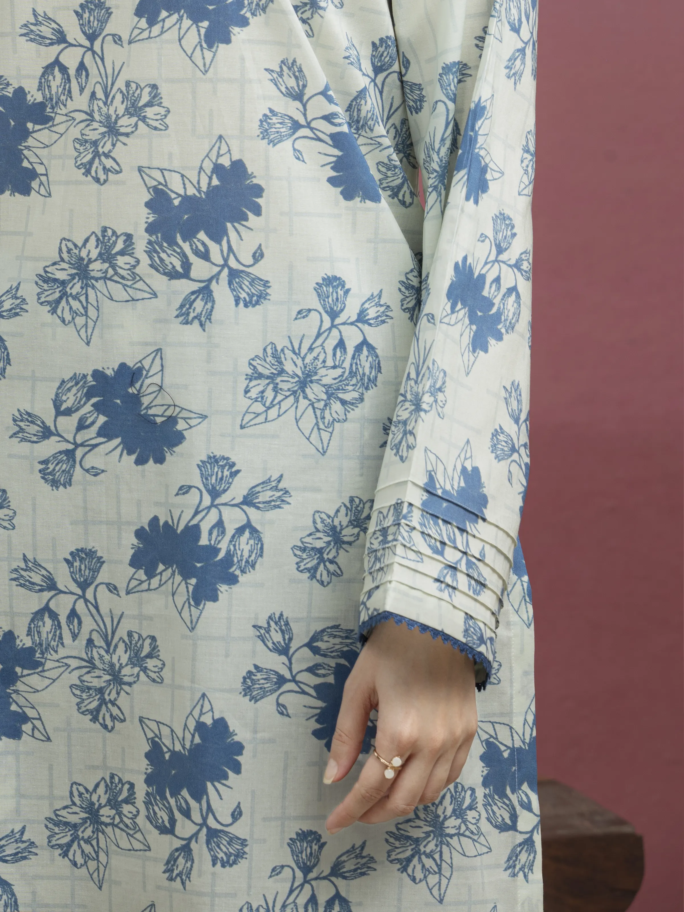 Printed Lawn Shirt Trouser - EWU5A1-35422ST - Image 4