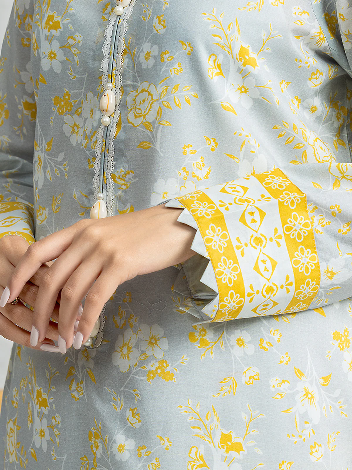 Printed Lawn Shirt Trouser - EWU24A1-28382ST - Image 3