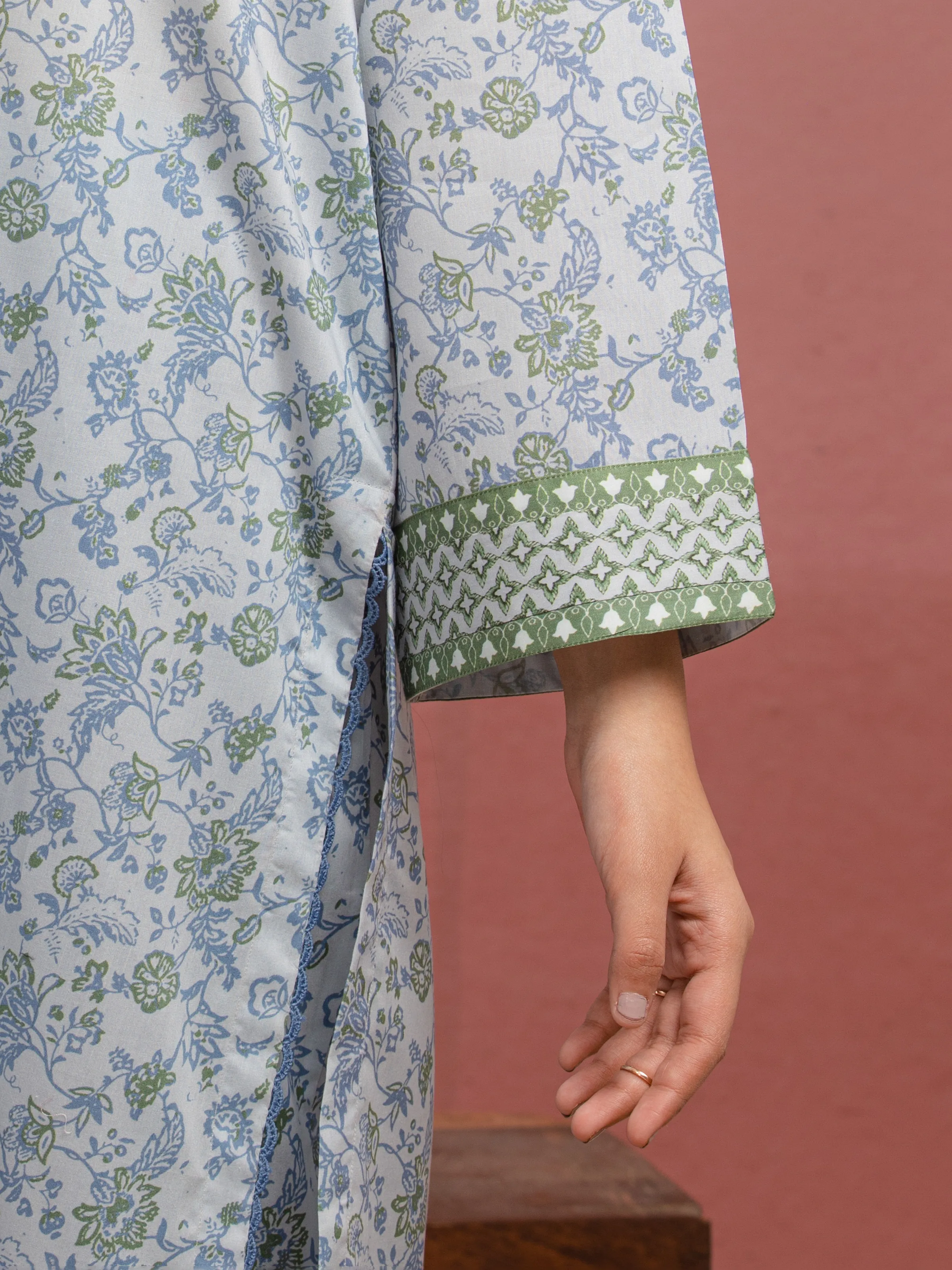 Printed Lawn Shirt Trouser - EWU5A1-35117ST - Image 3