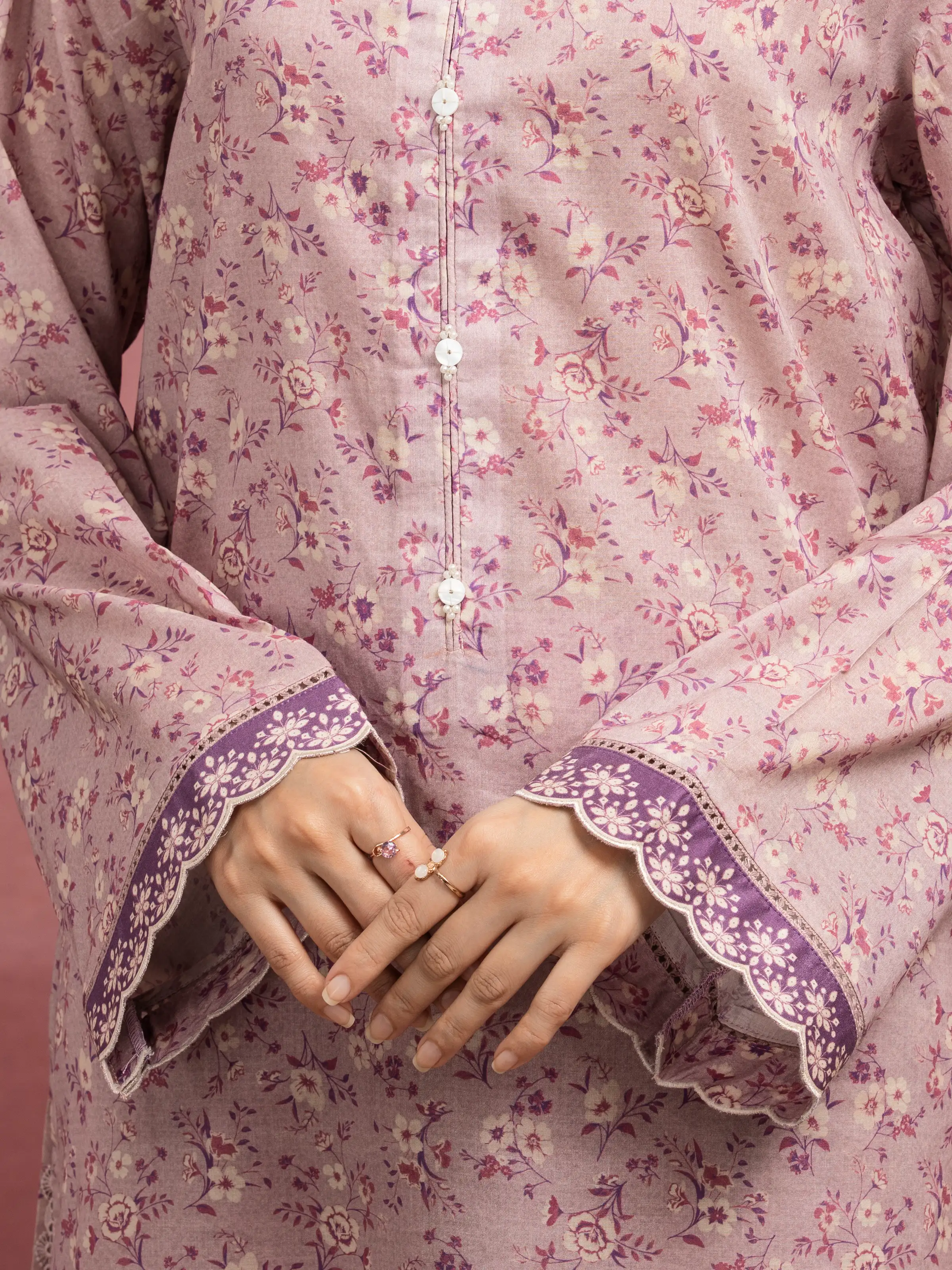 Printed Lawn Shirt Trouser - EWU5A1-35403ST - Image 5