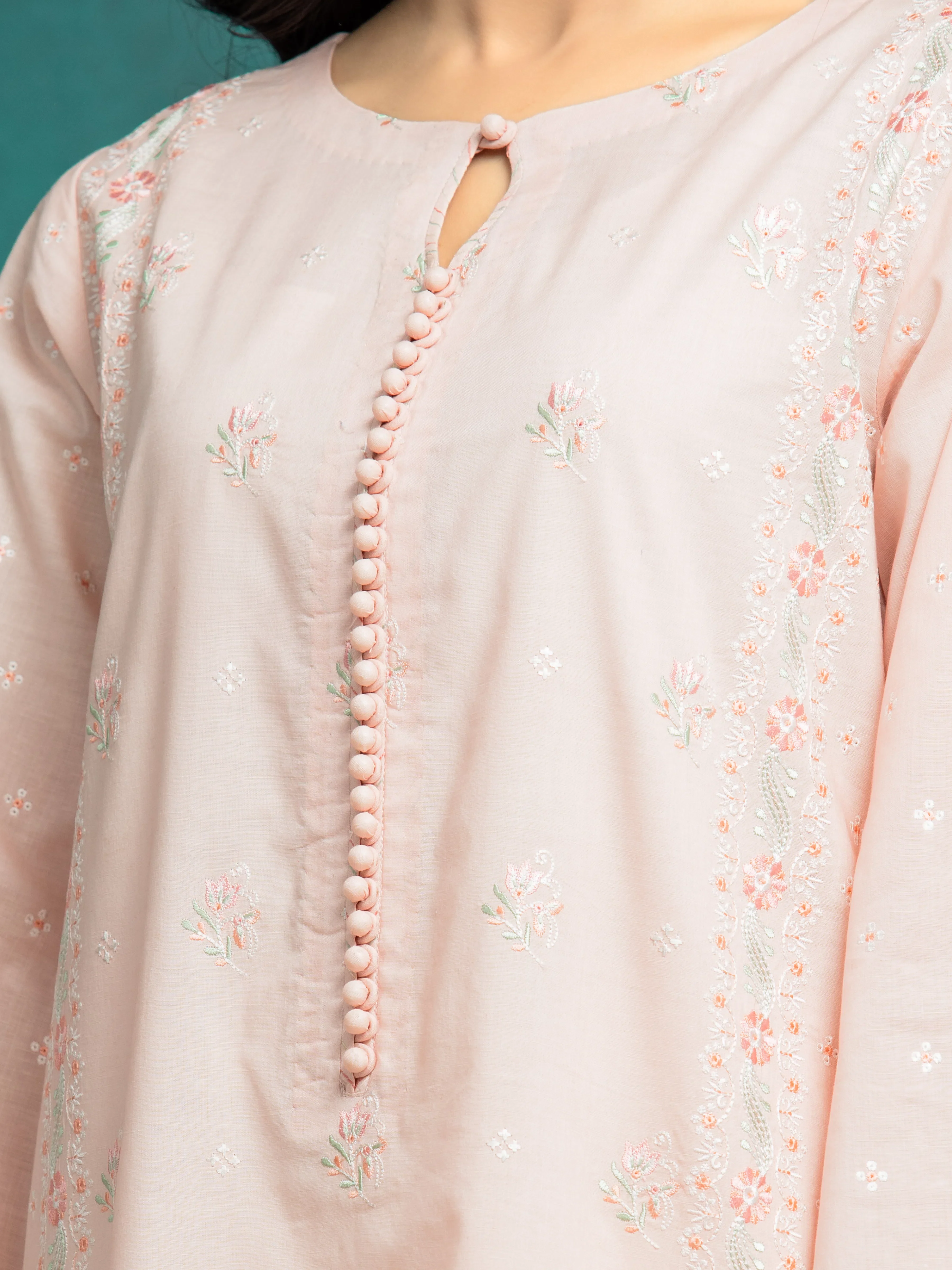 Embroidered Cambric Suit - EWU24V2-31000-3P - Image 3