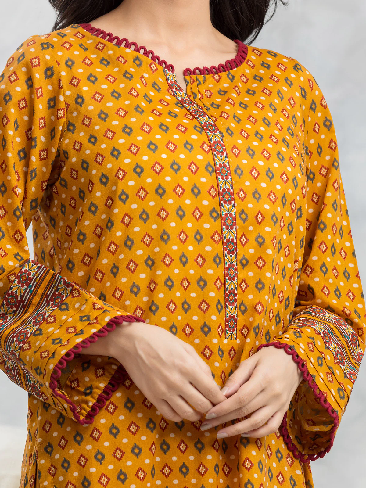 Printed Cambric Shirt - EWU24A2-28105S - Image 5
