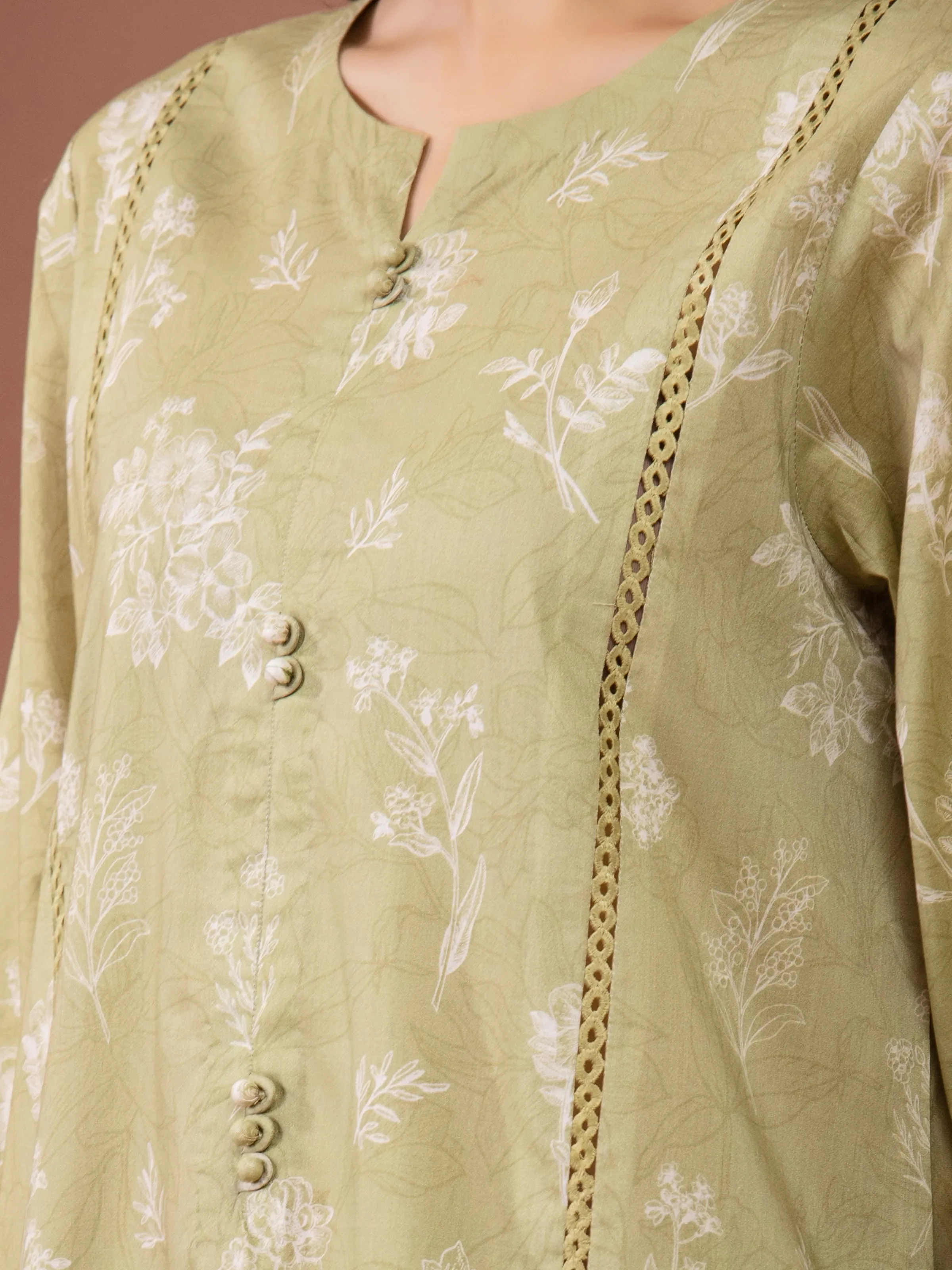 Printed Lawn Suit - EWU6A1-36512-3P - Image 4