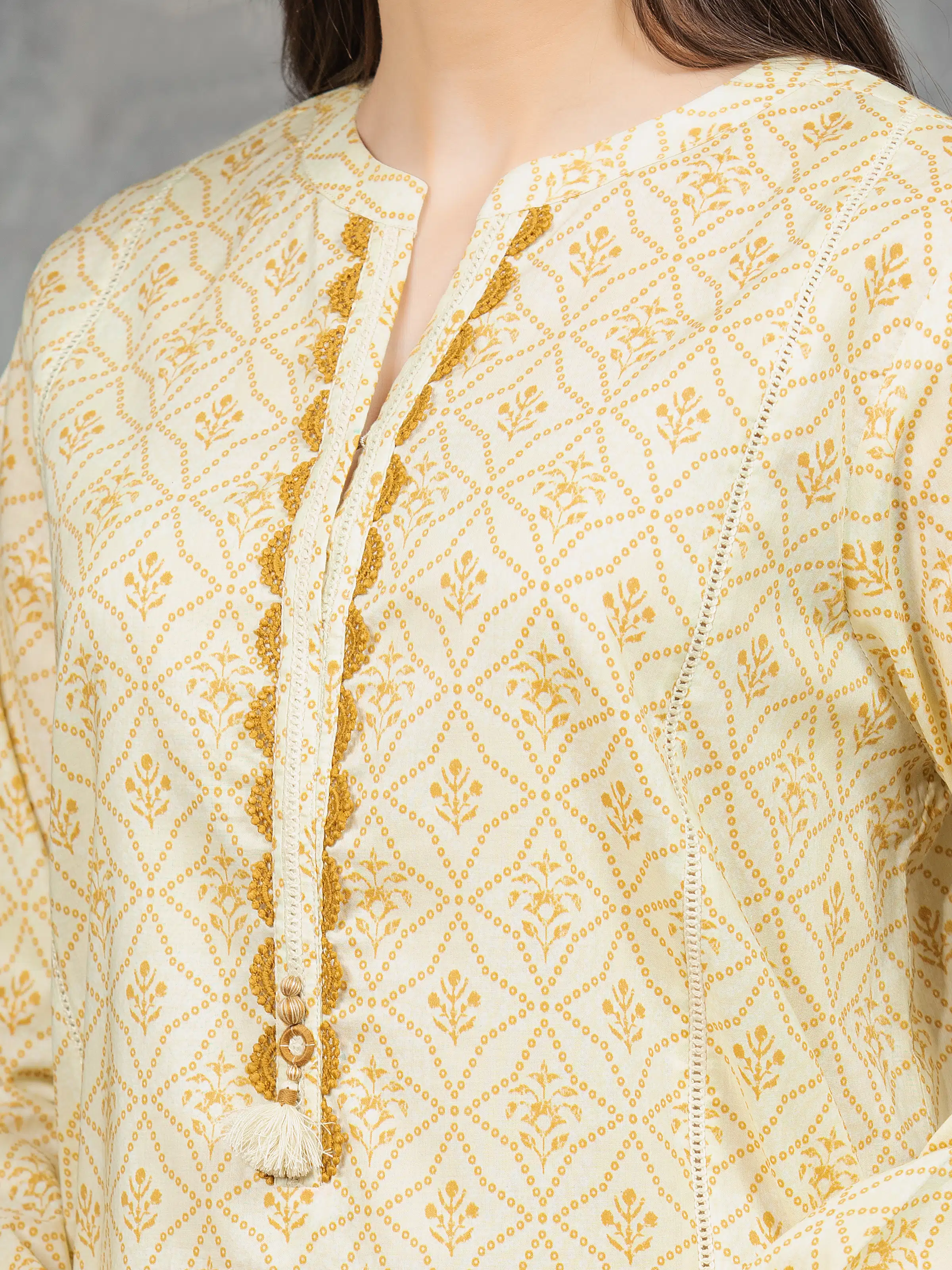 Printed Cambric Suit - EWU5A2-35852-3P - Image 3