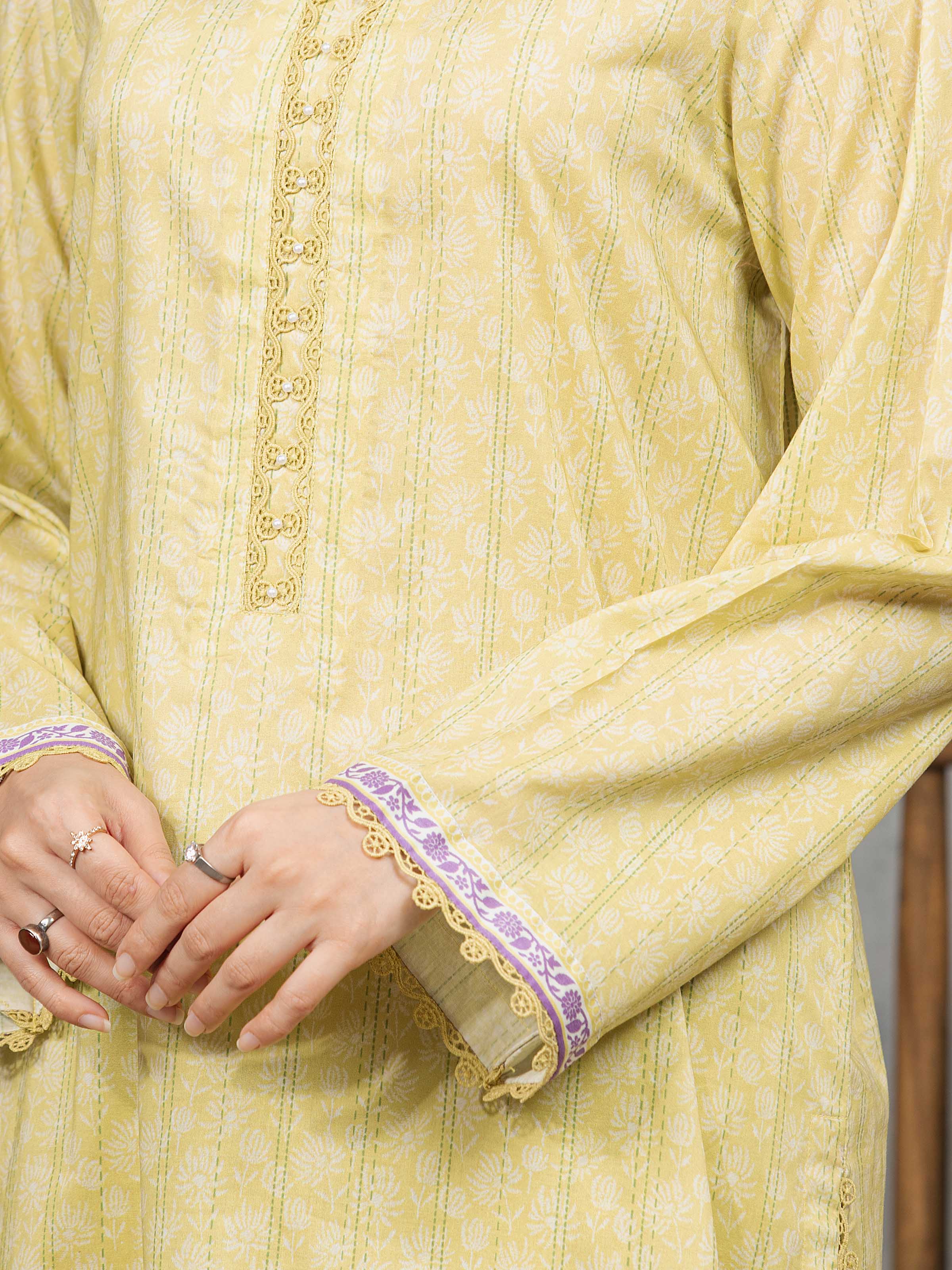 Printed Cambric Suit - EWU5A2-35811-3P - Image 4