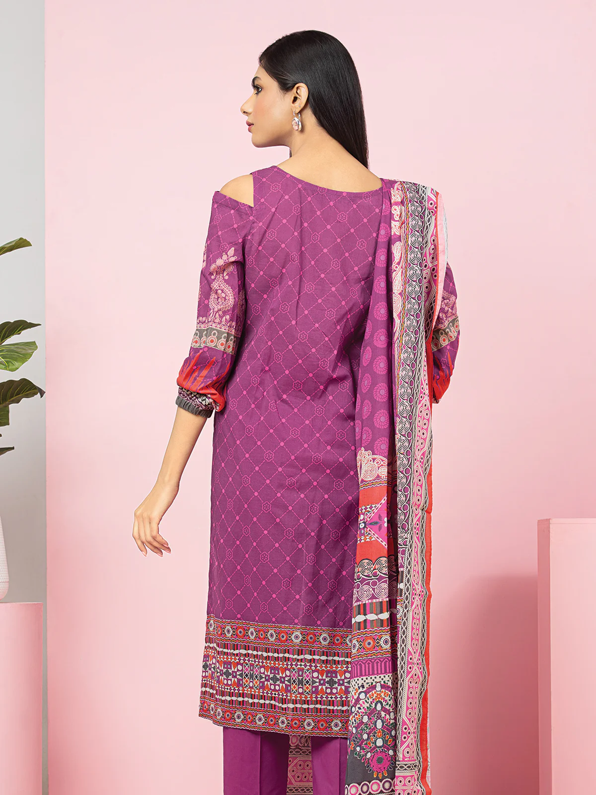 Printed Viscose Shirt Trouser - EWU22A4-24012ST - Image 2