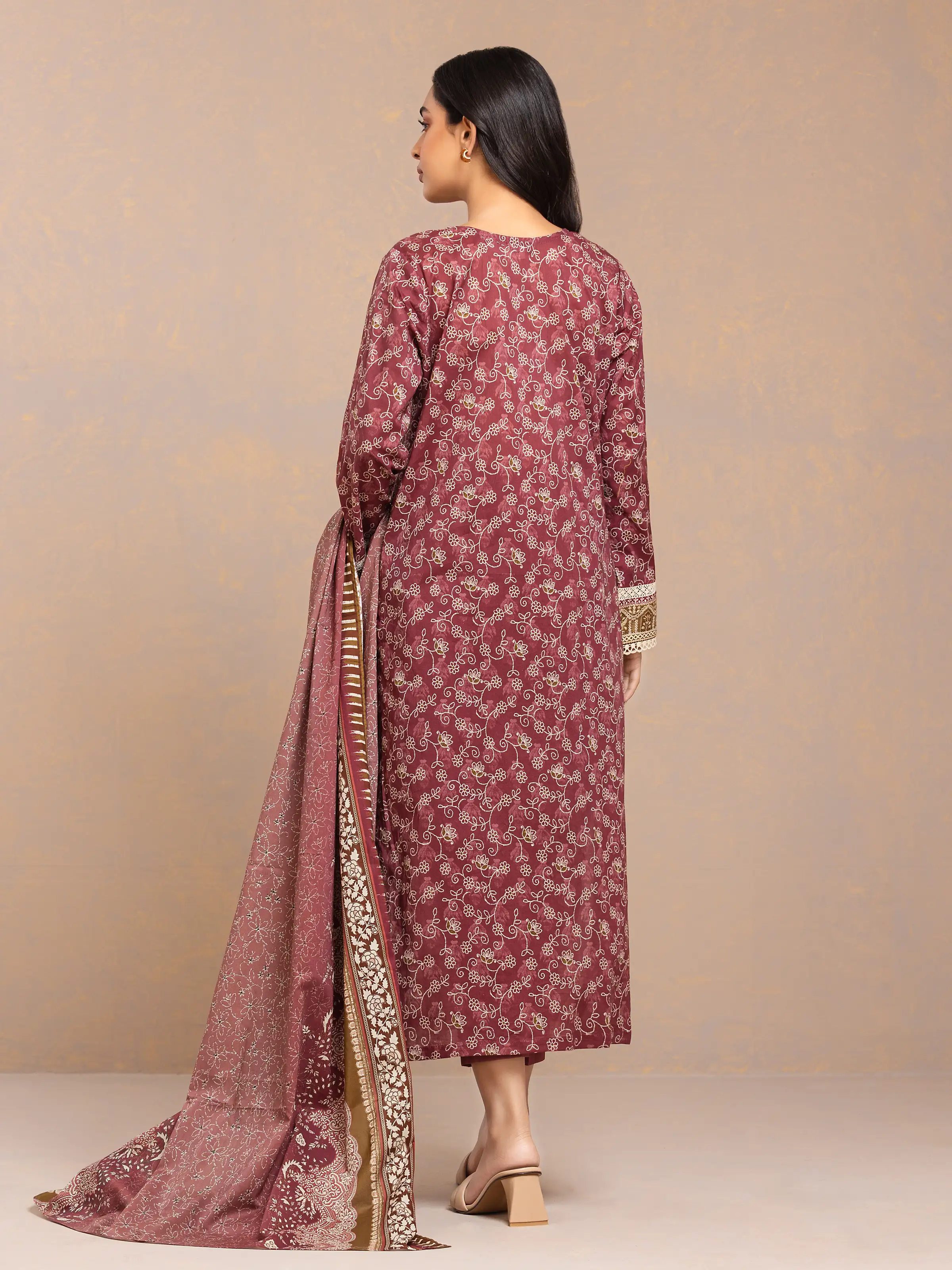 Printed Cambric Suit - EWU24A2-29508-3P - Image 3