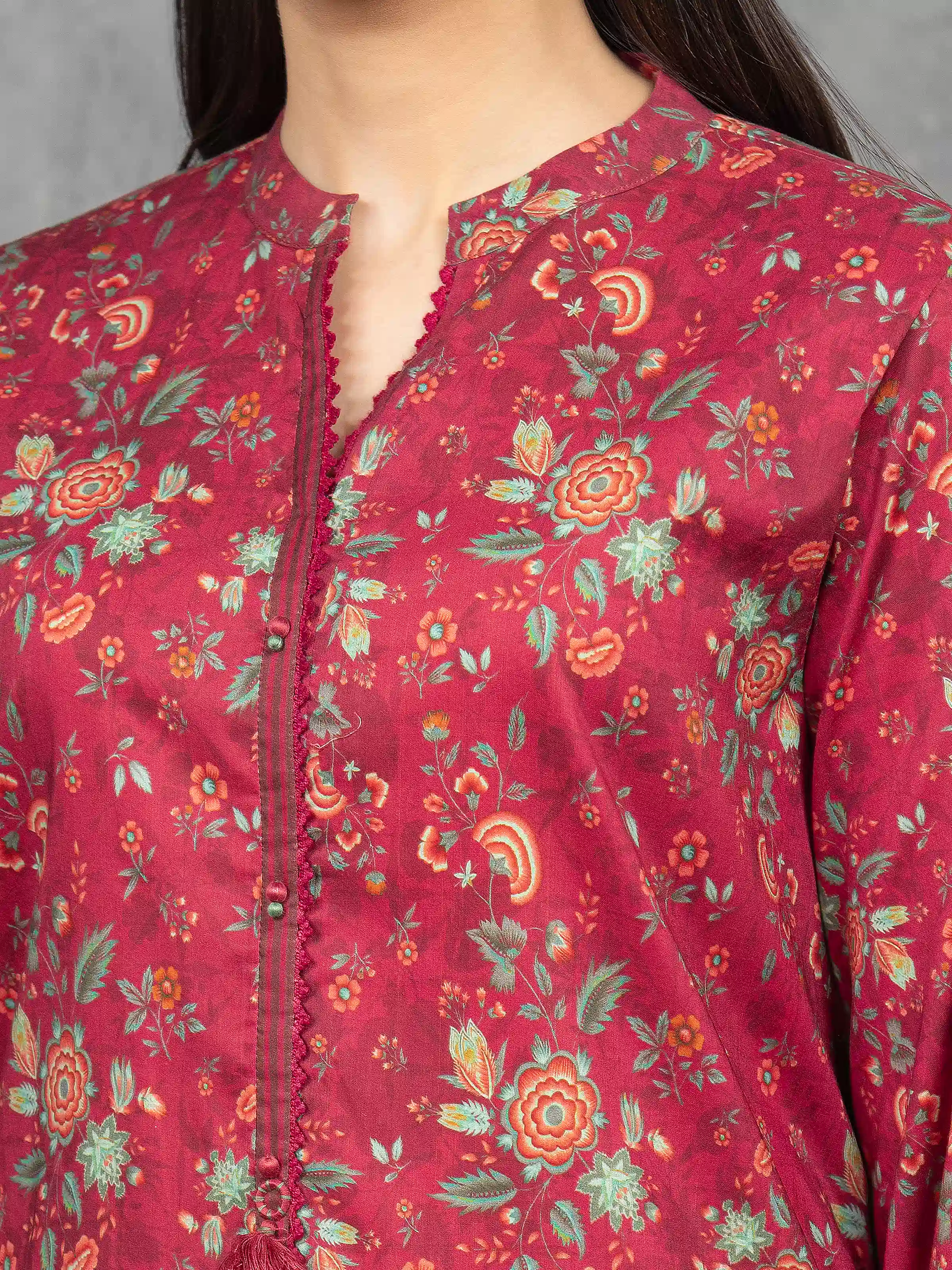 Printed Cambric Suit - EWU5A2-35843-3P - Image 3