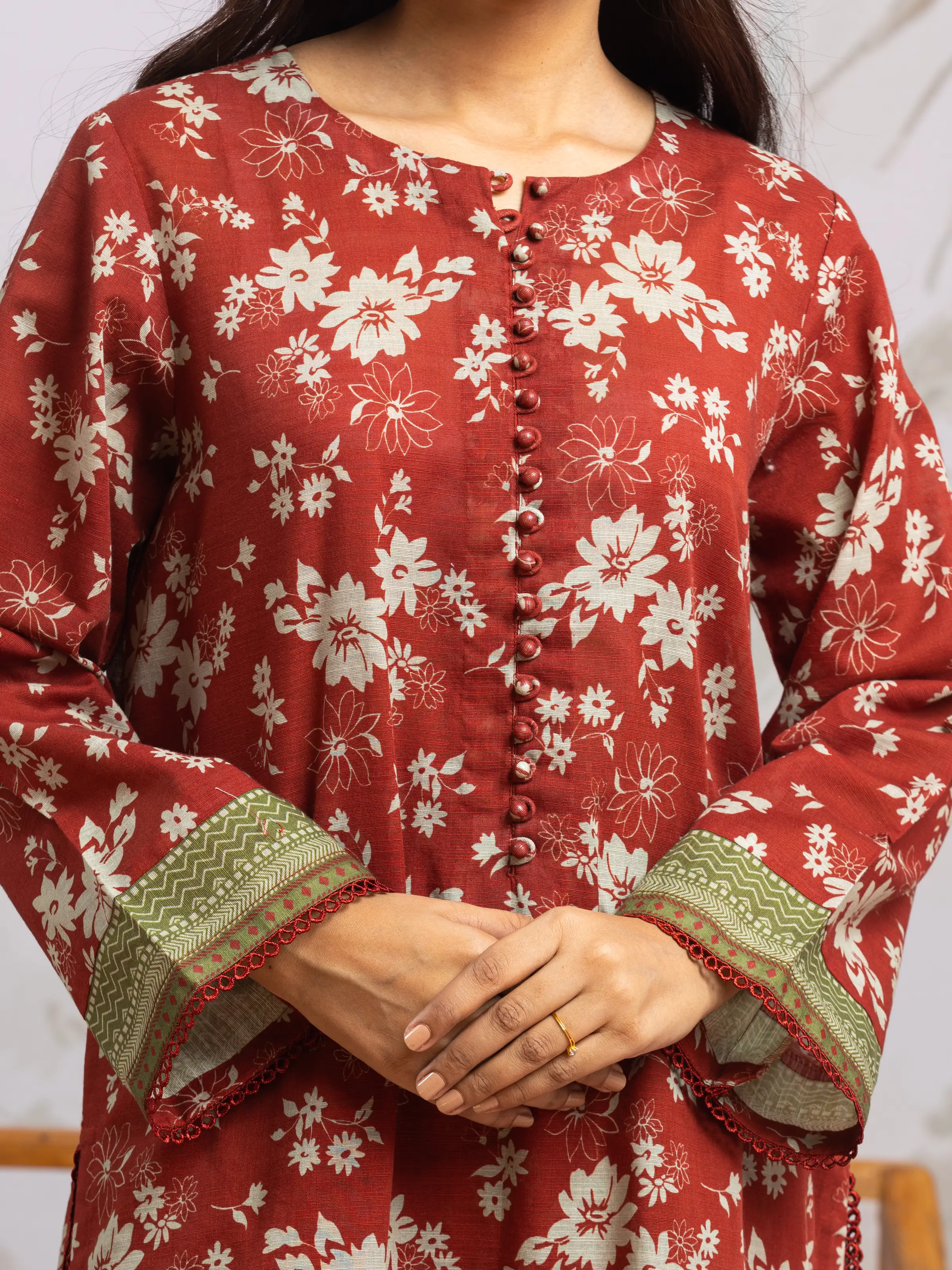 Printed Khaddar Suit - EWU24A3-29815-3P - Image 4