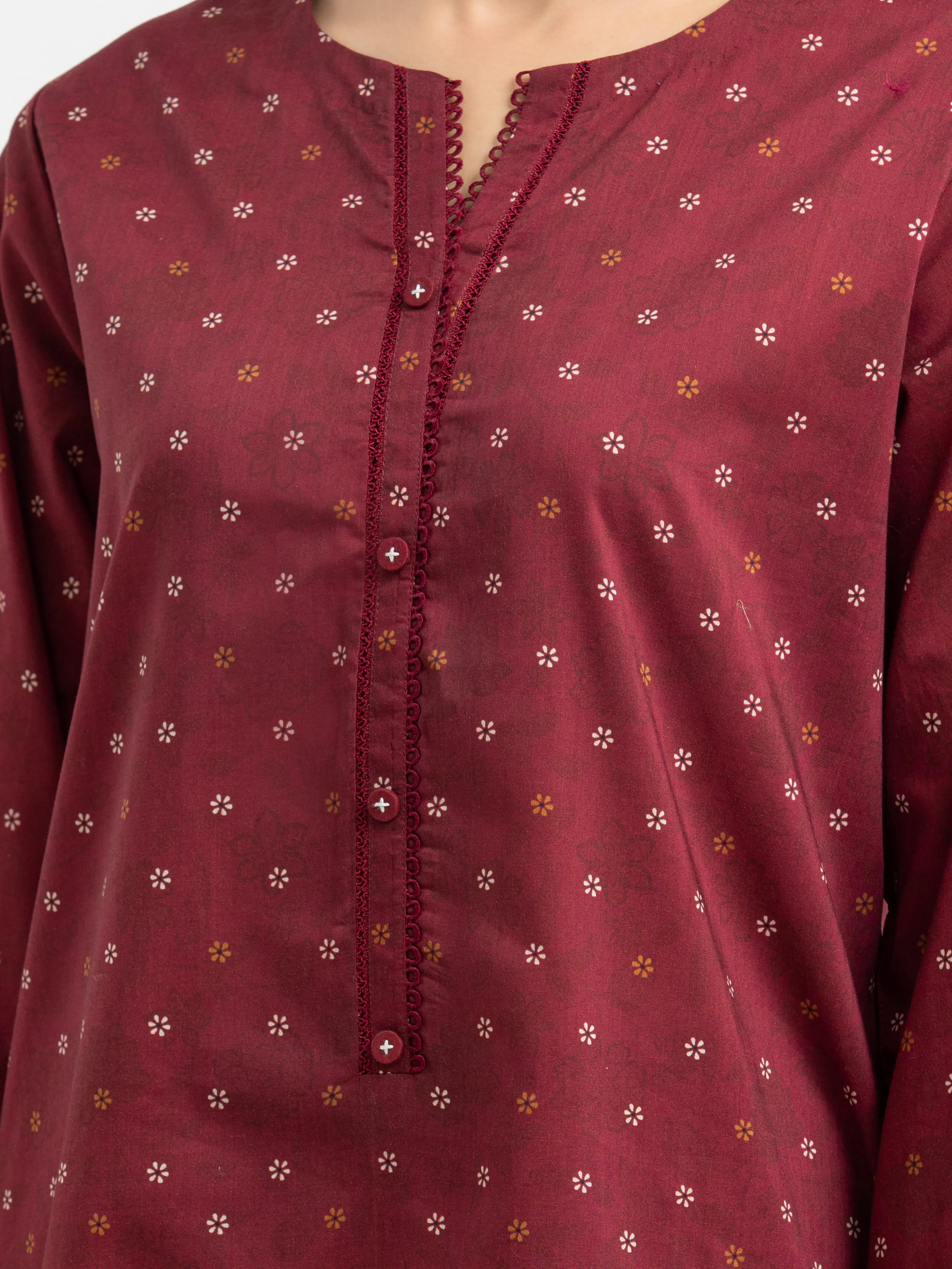 Printed Khaddar Suit - EWU24M3-111 - Image 3
