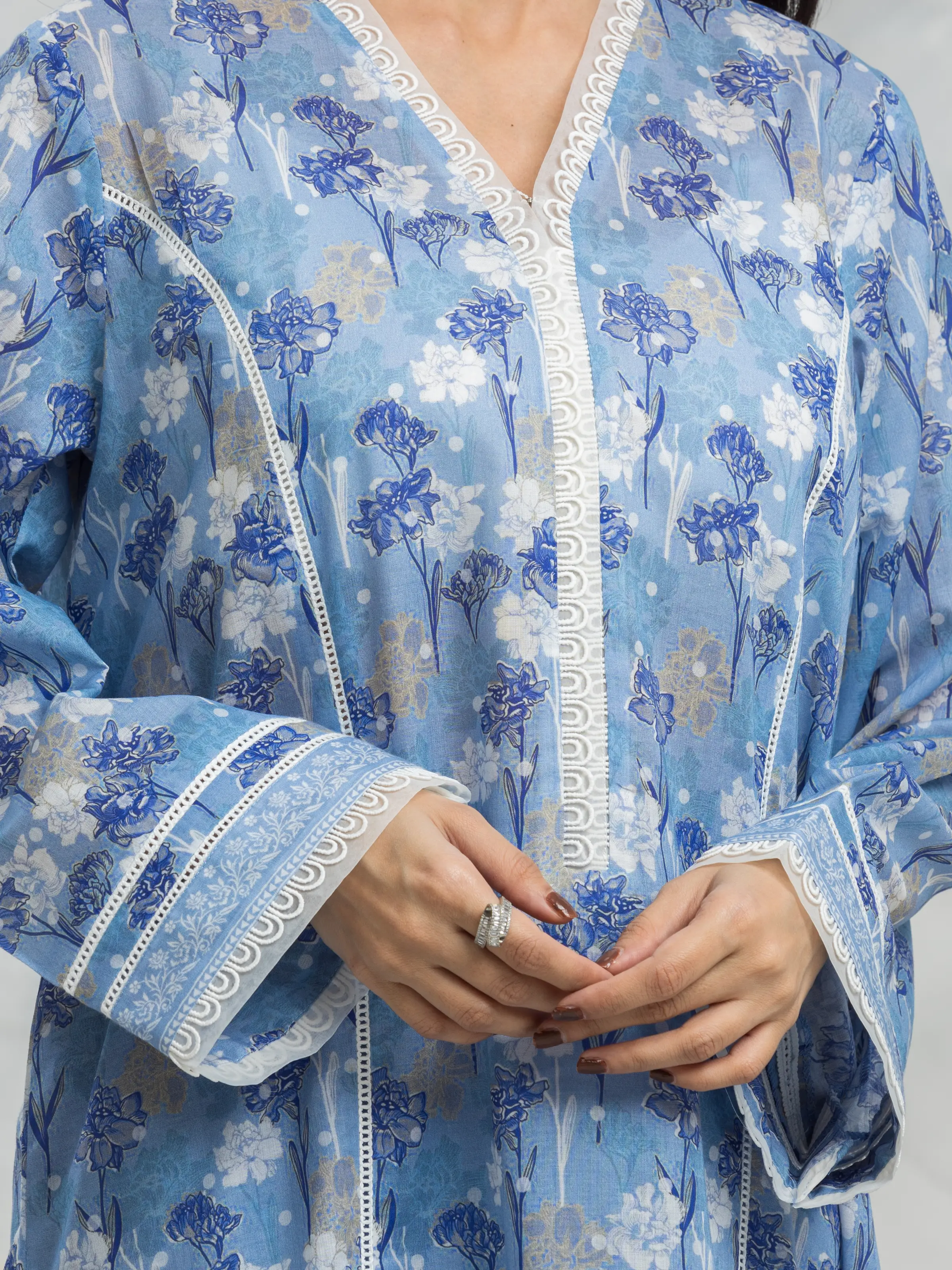 Printed Cambric Suit - EWU24A2-29268-3P - Image 3