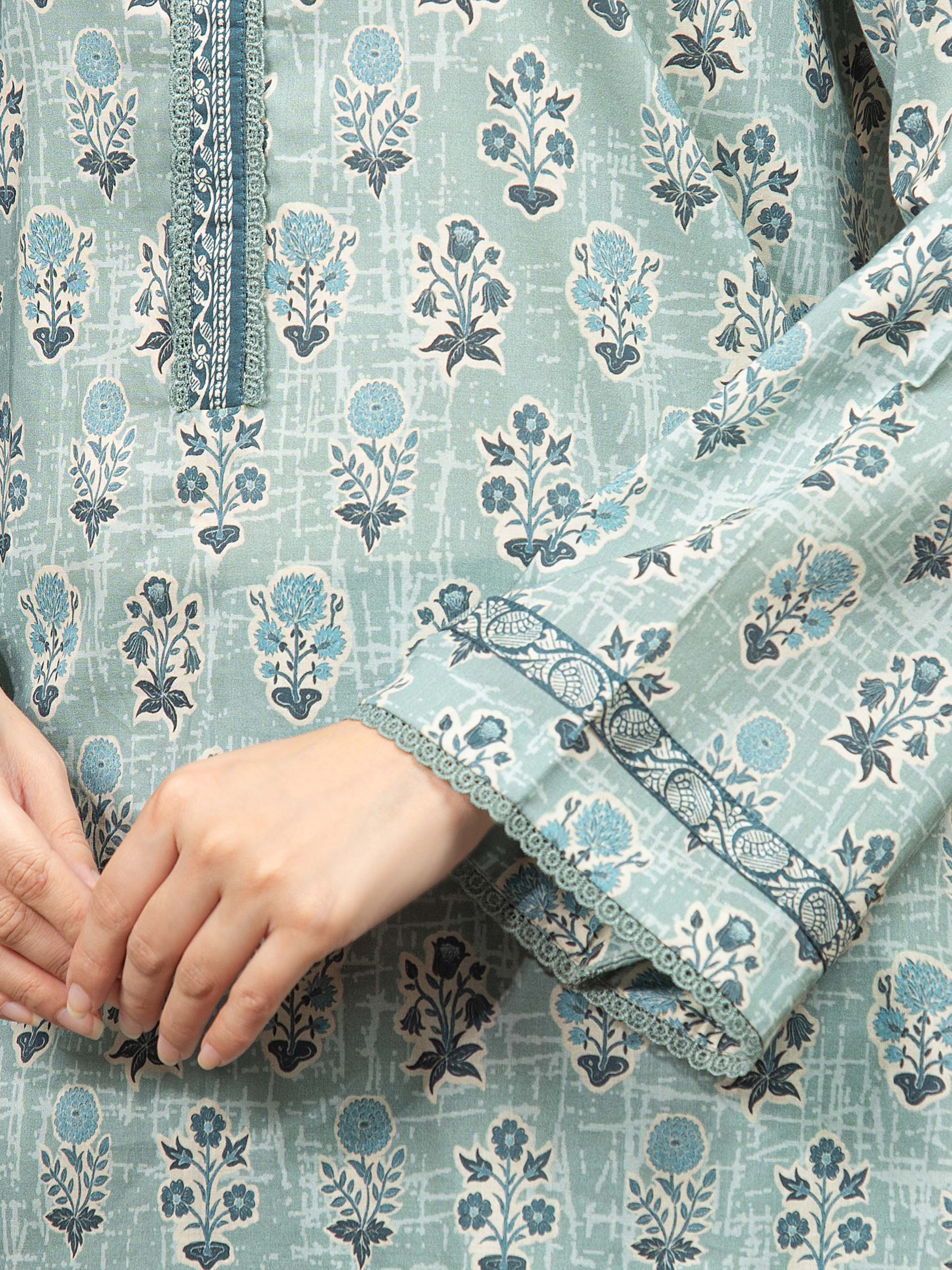 Printed Cambric Suit - EWU5A2-35805-3P - Image 4