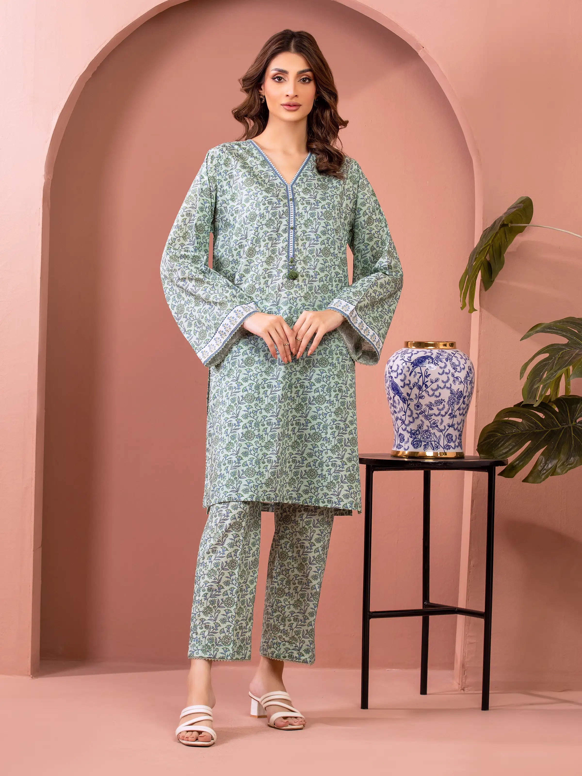 Printed Lawn Shirt Trouser - EWU5A1-35432ST