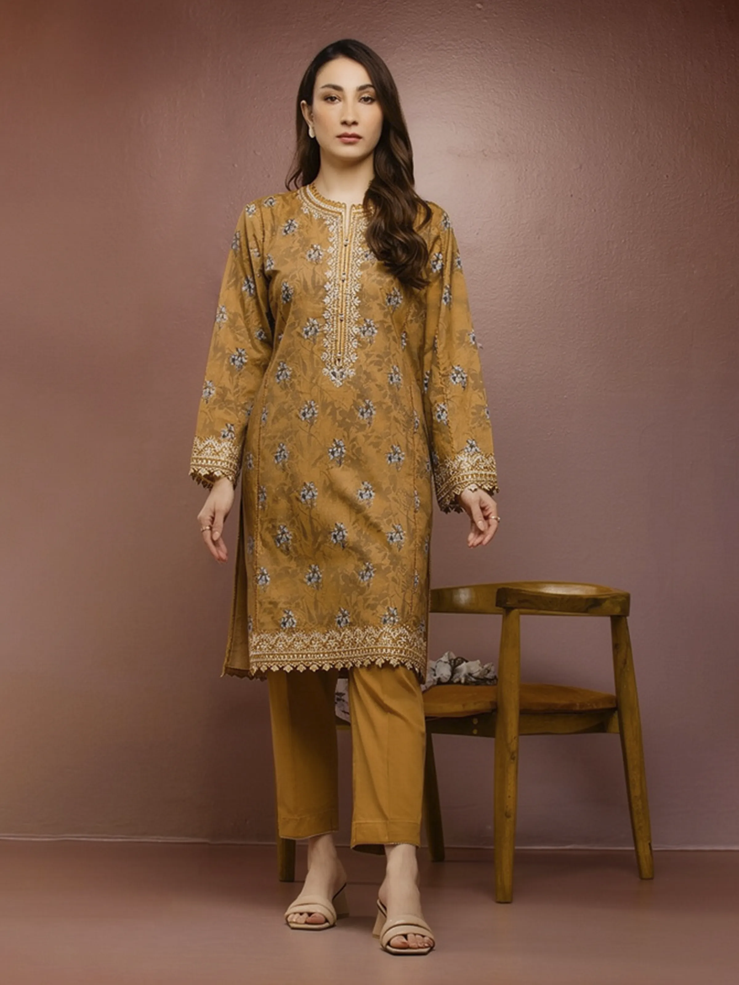 Embroidered Cambric Shirt - EWU5V2-31050S