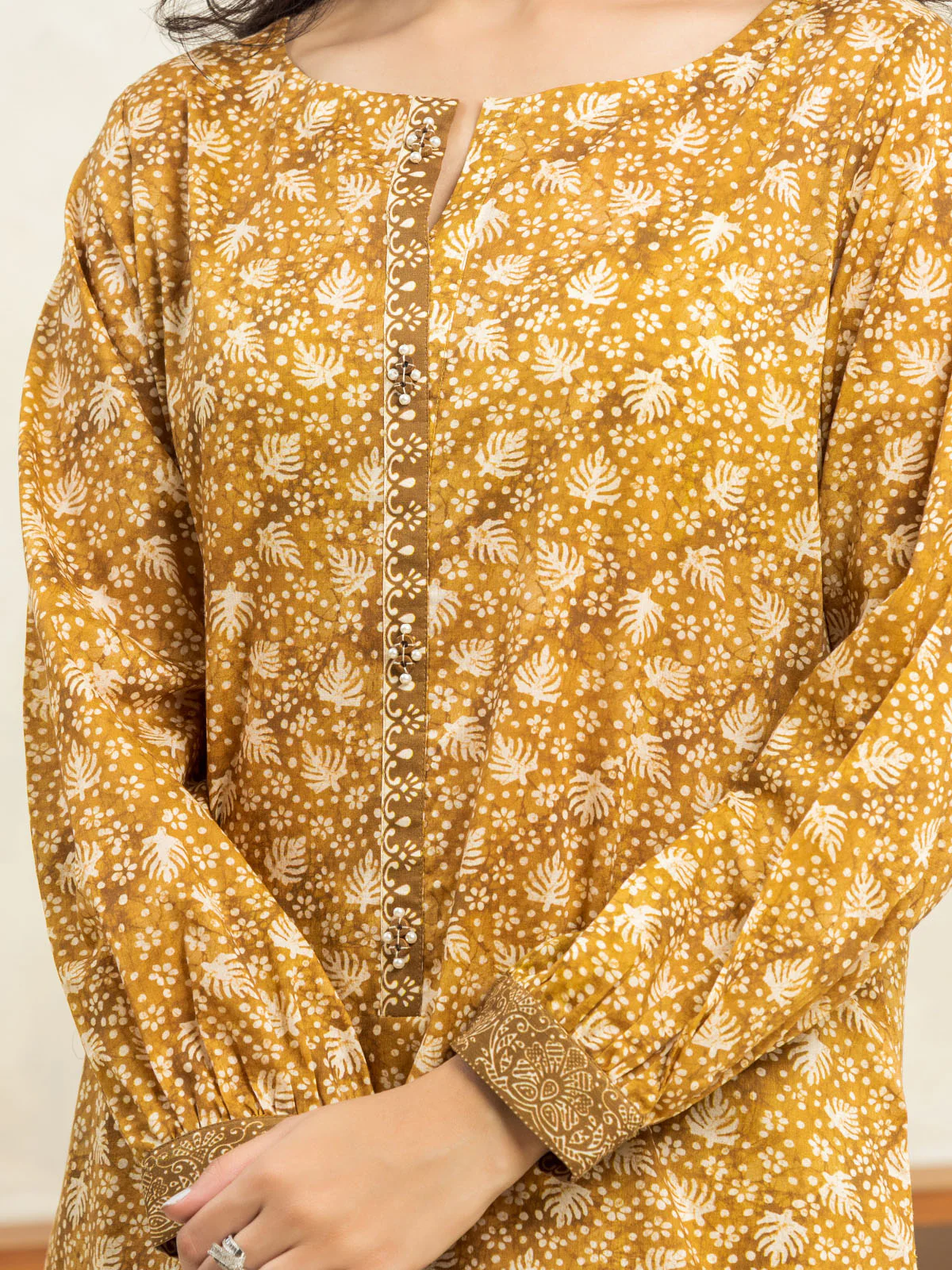 Printed Lawn Shirt Dupatta - EWU24A1-28521SD - Image 3