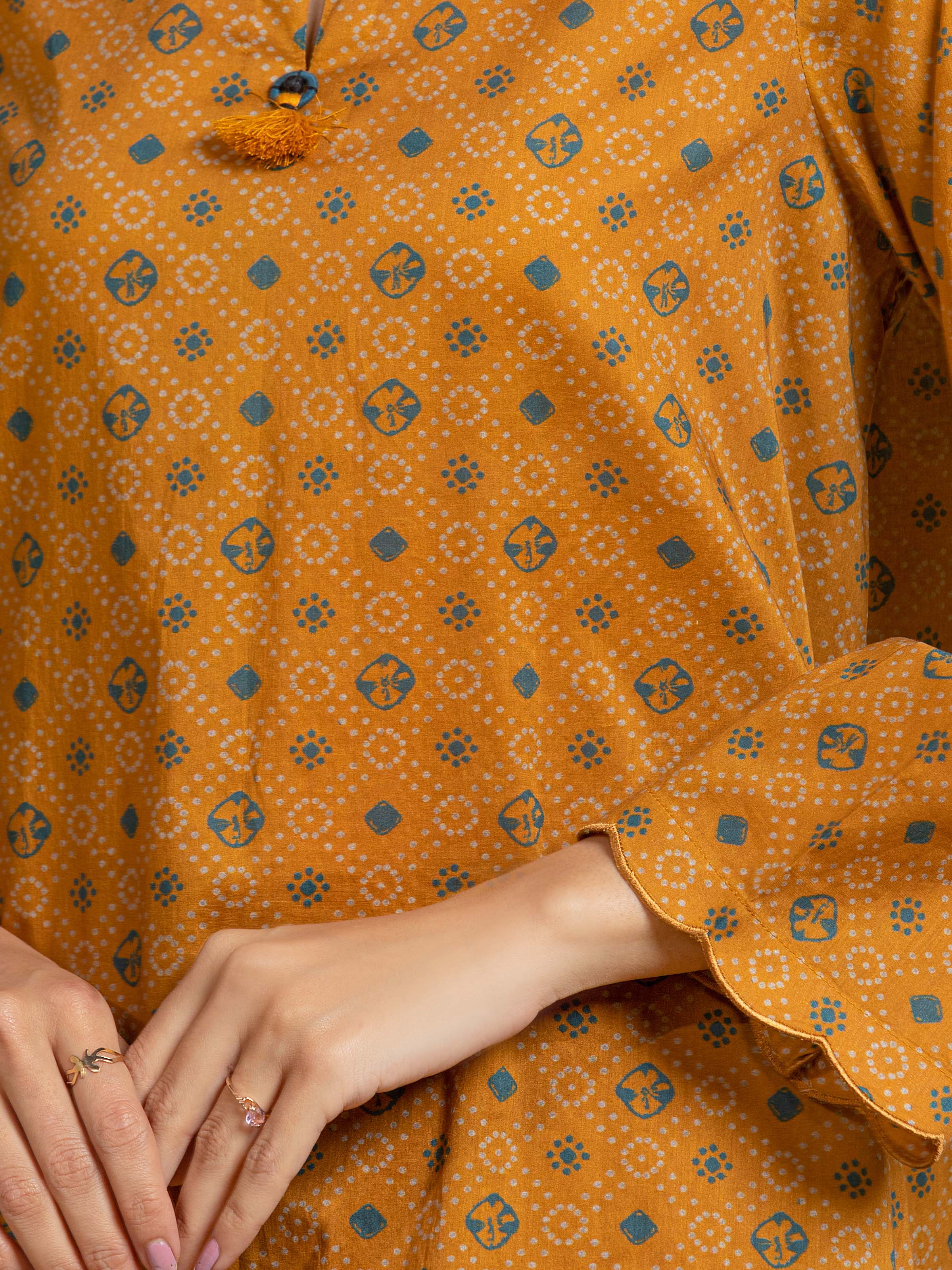 Printed Khaddar Suit - EWU5A3-35962-3P - Image 4